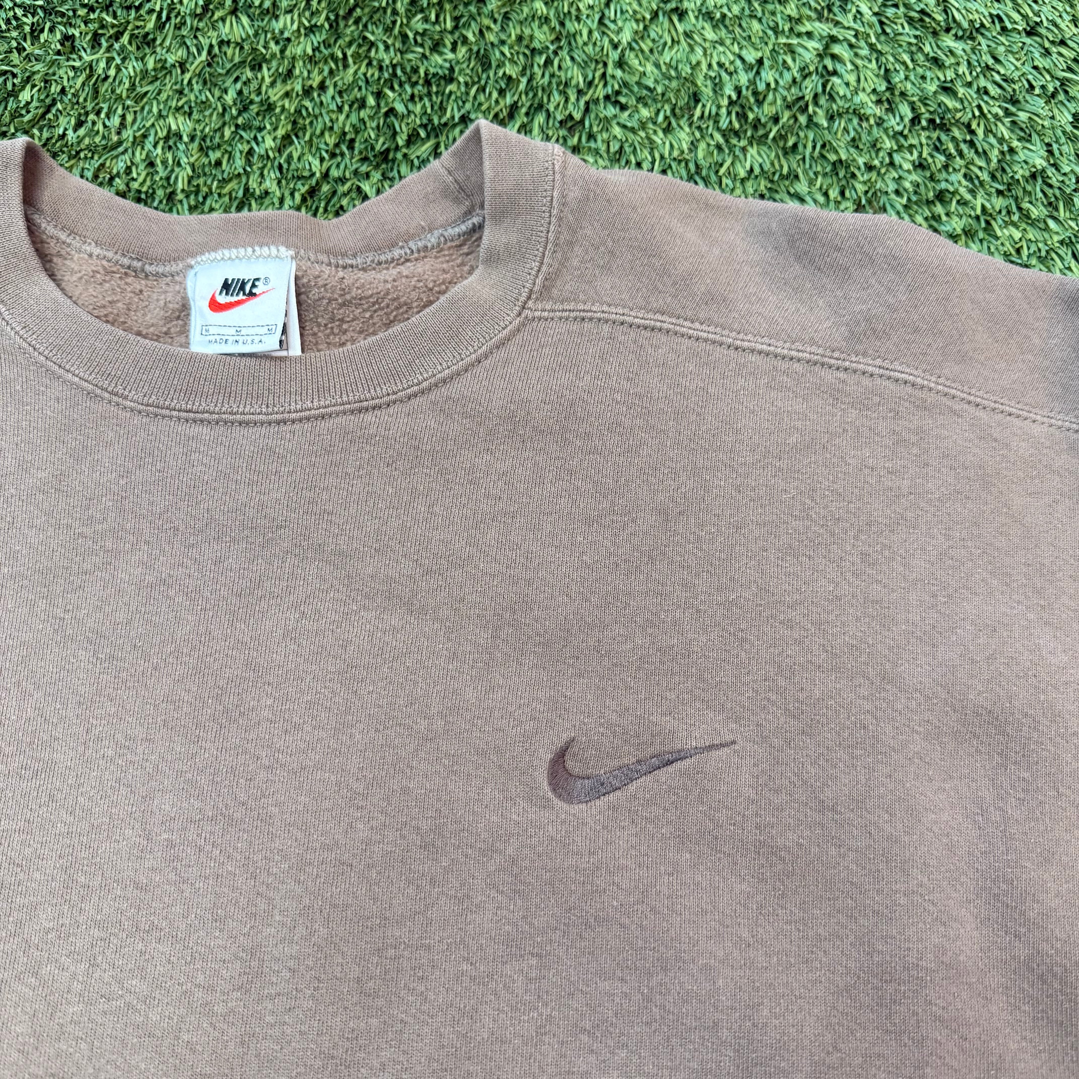 Nike Vintage Brown Crewneck, L