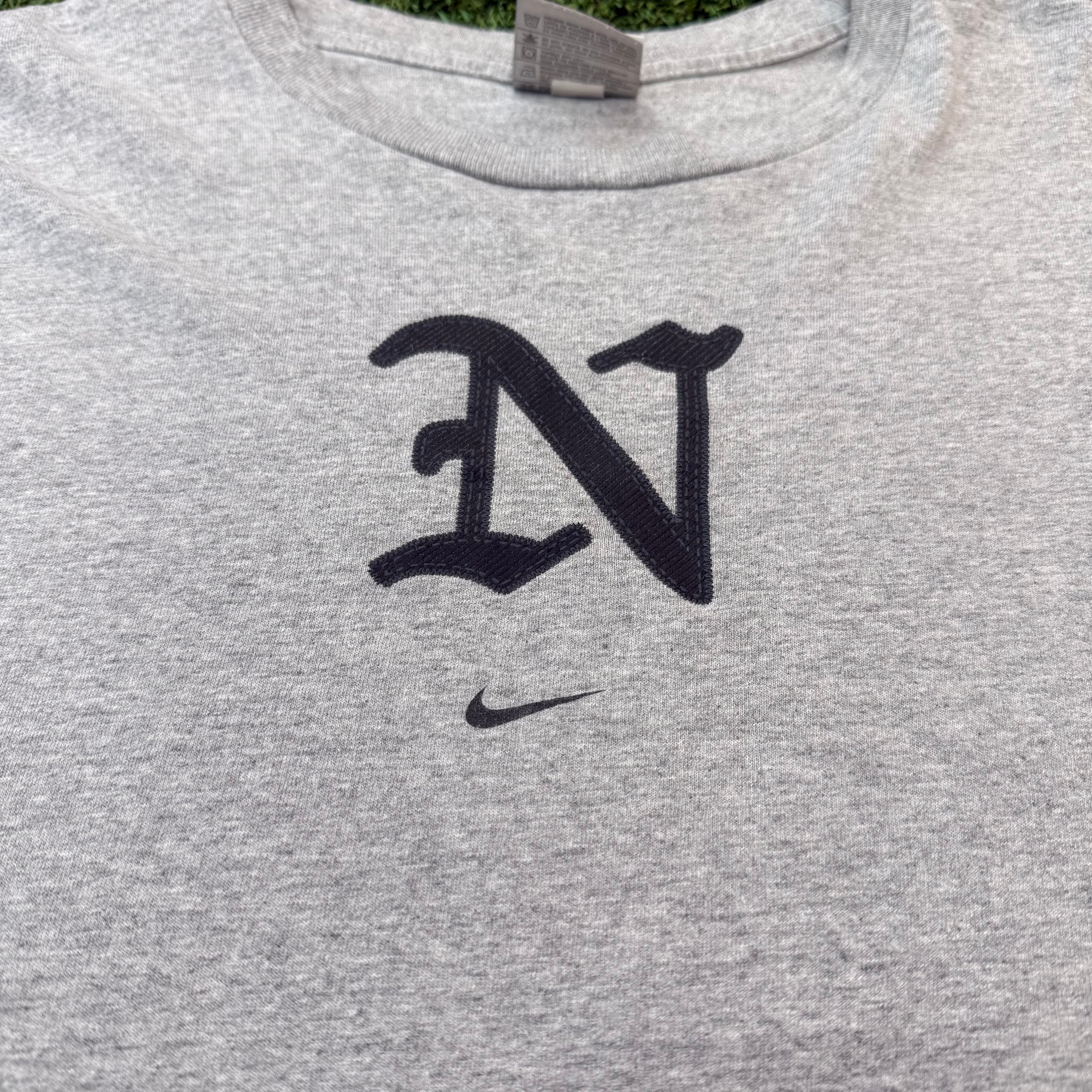 Nike Vintage Center Swoosh  Nike Athletics Graphic Long Sleeve Shirt, XL