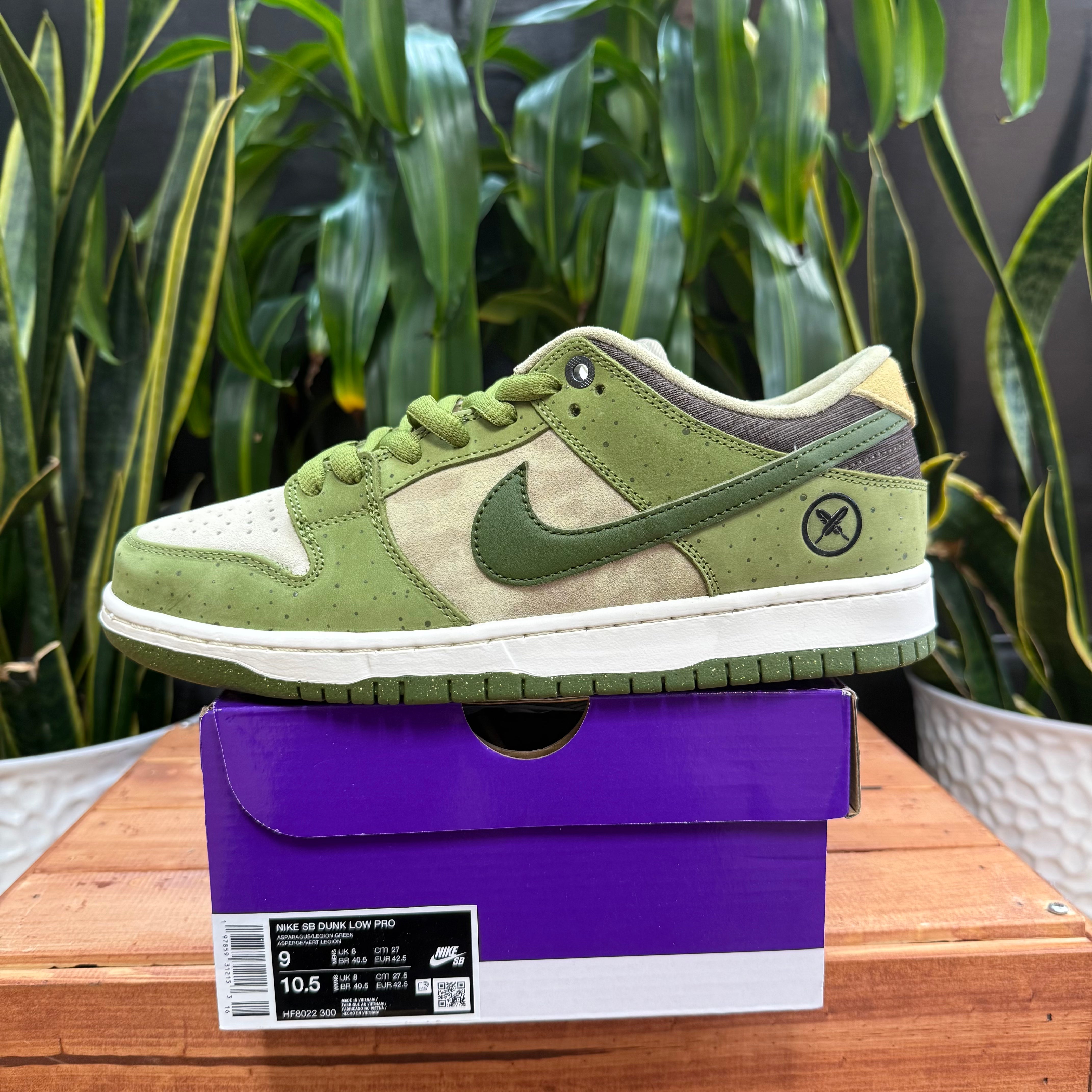 Nike SB Dunk Low x Yuto 'Matcha', Mens 9, W10.5