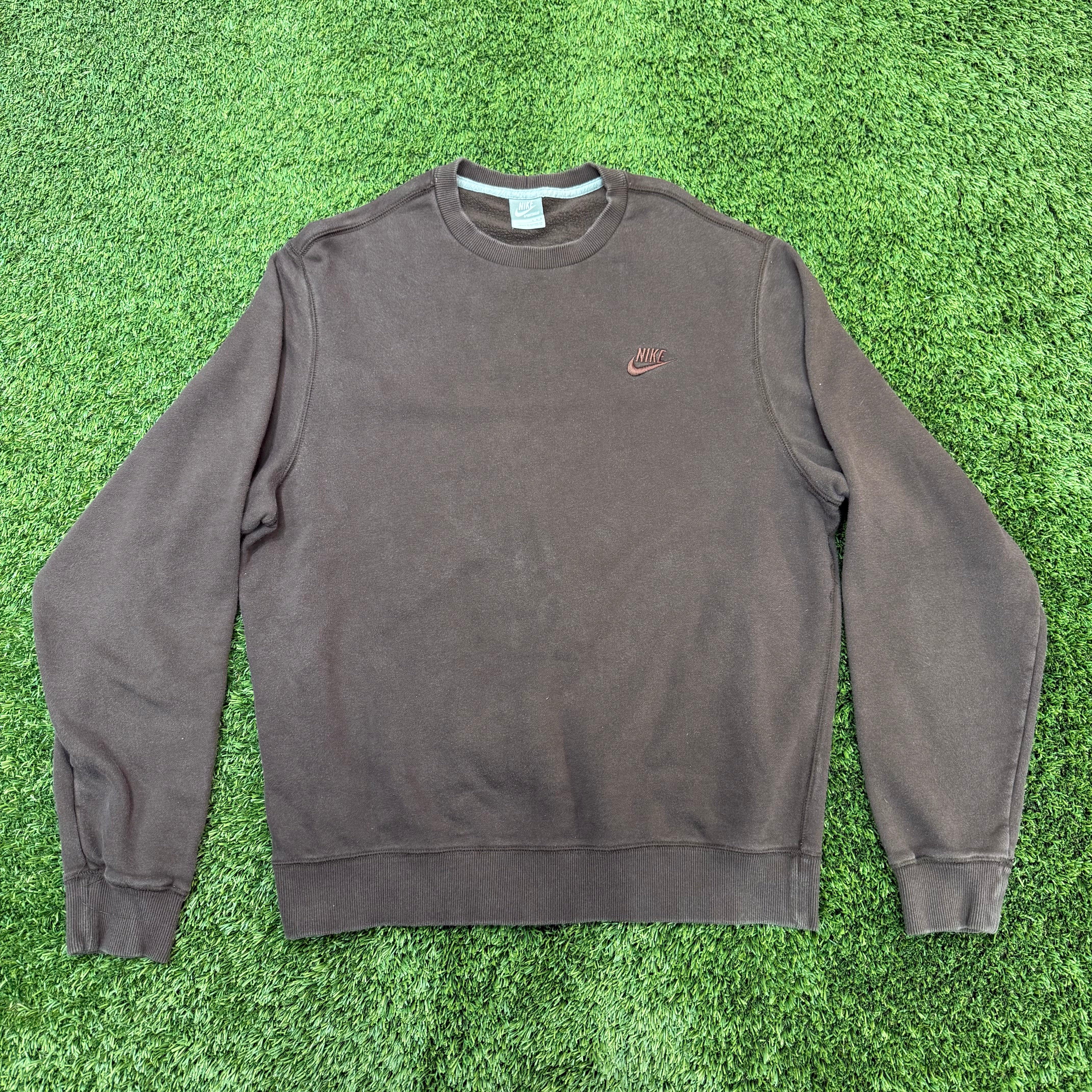 Nike Vintage Brown Crewneck, L