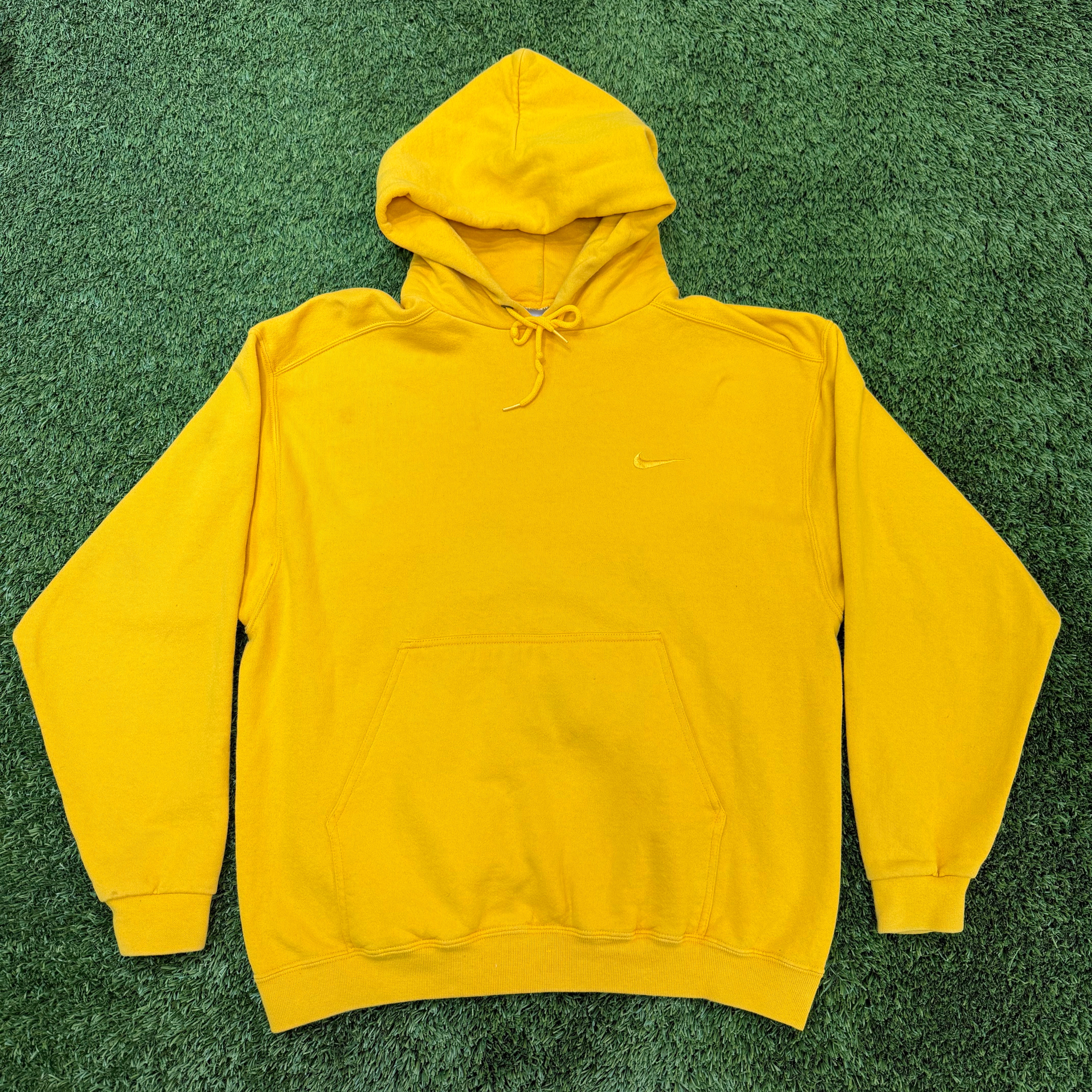 Nike Vintage Yellow Hoodie, L