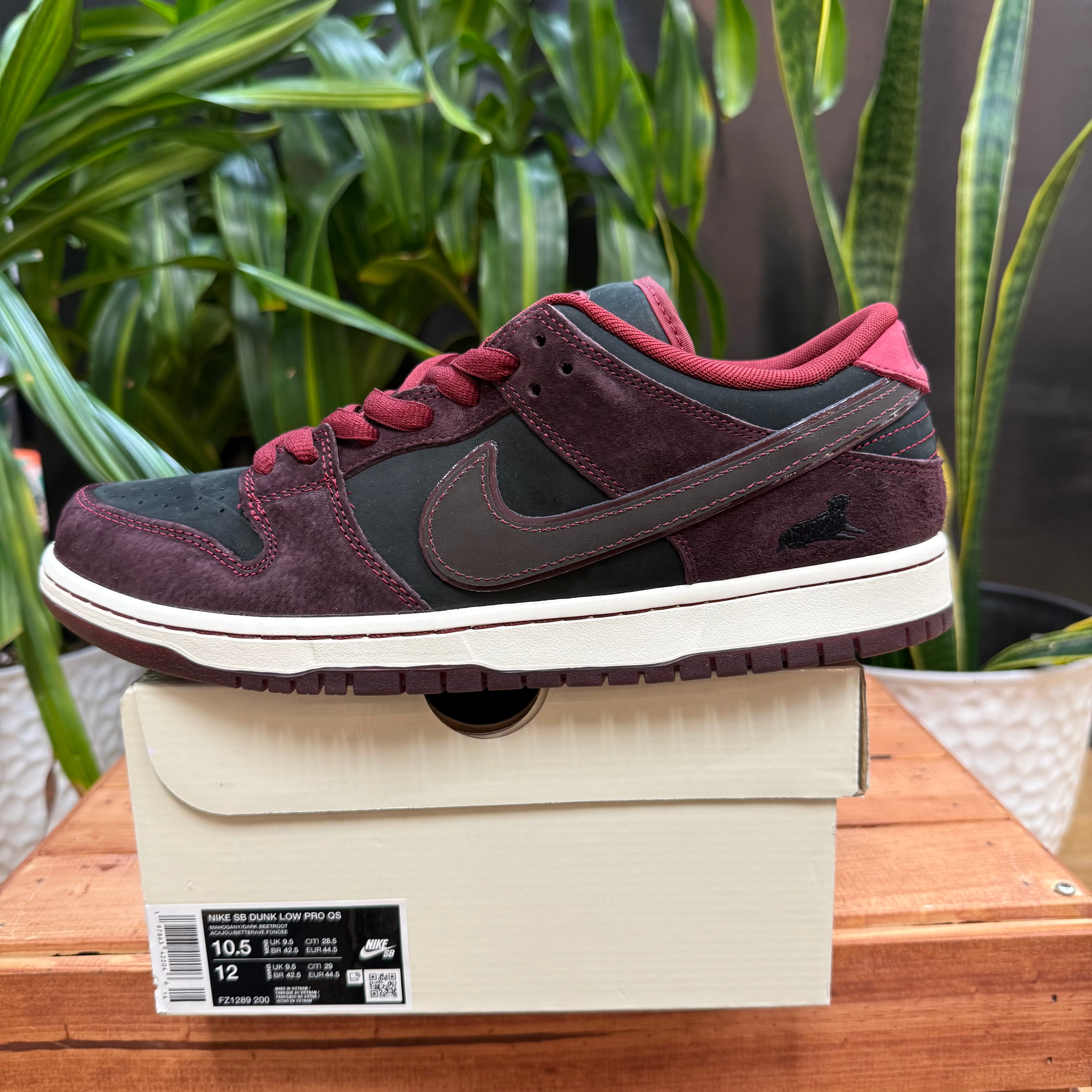 Nike x Riot Skateshop SB Dunk Low, Mens 10.5, W12