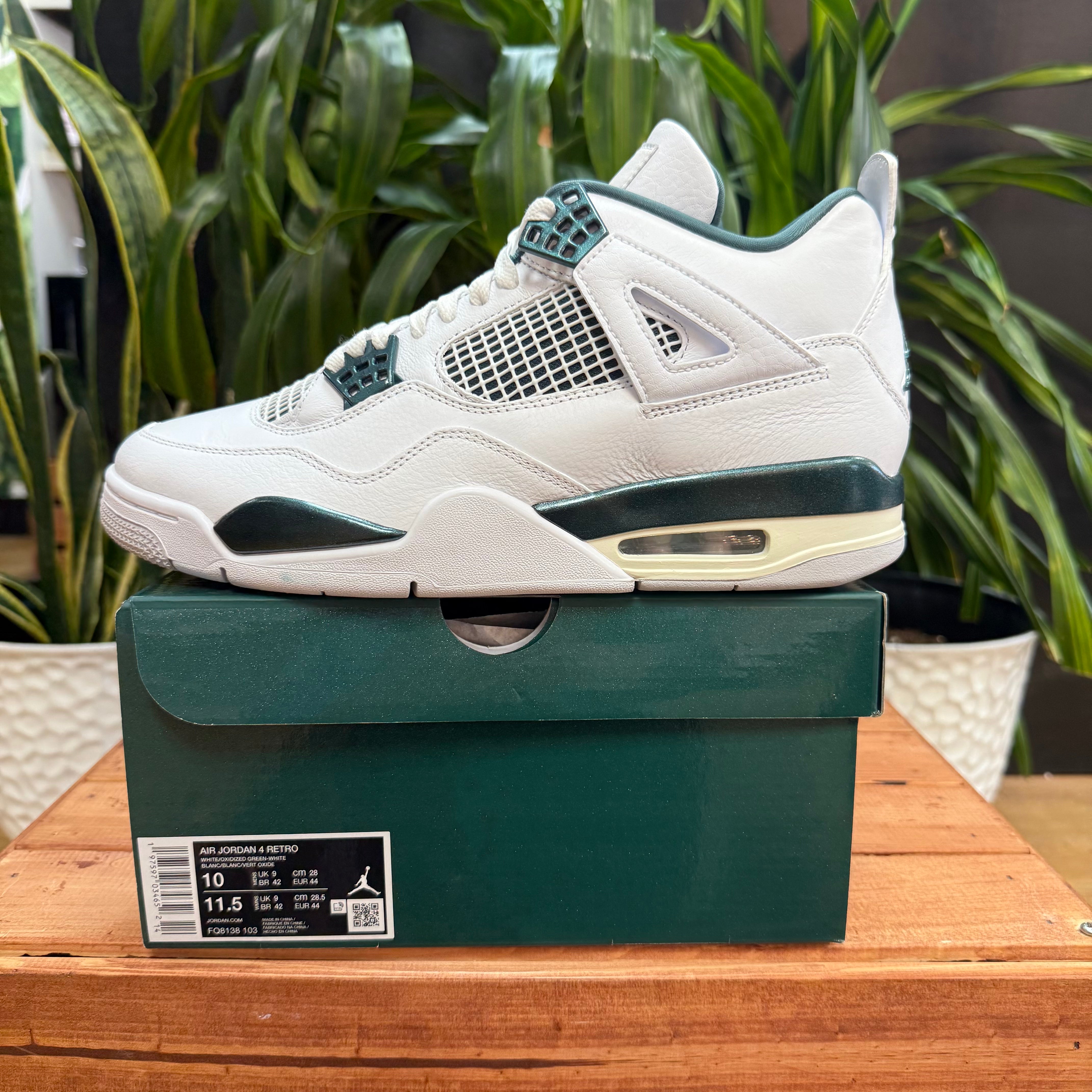 Nike Air Jordan 4 'Oxidised Green', Mens 10, W11.5