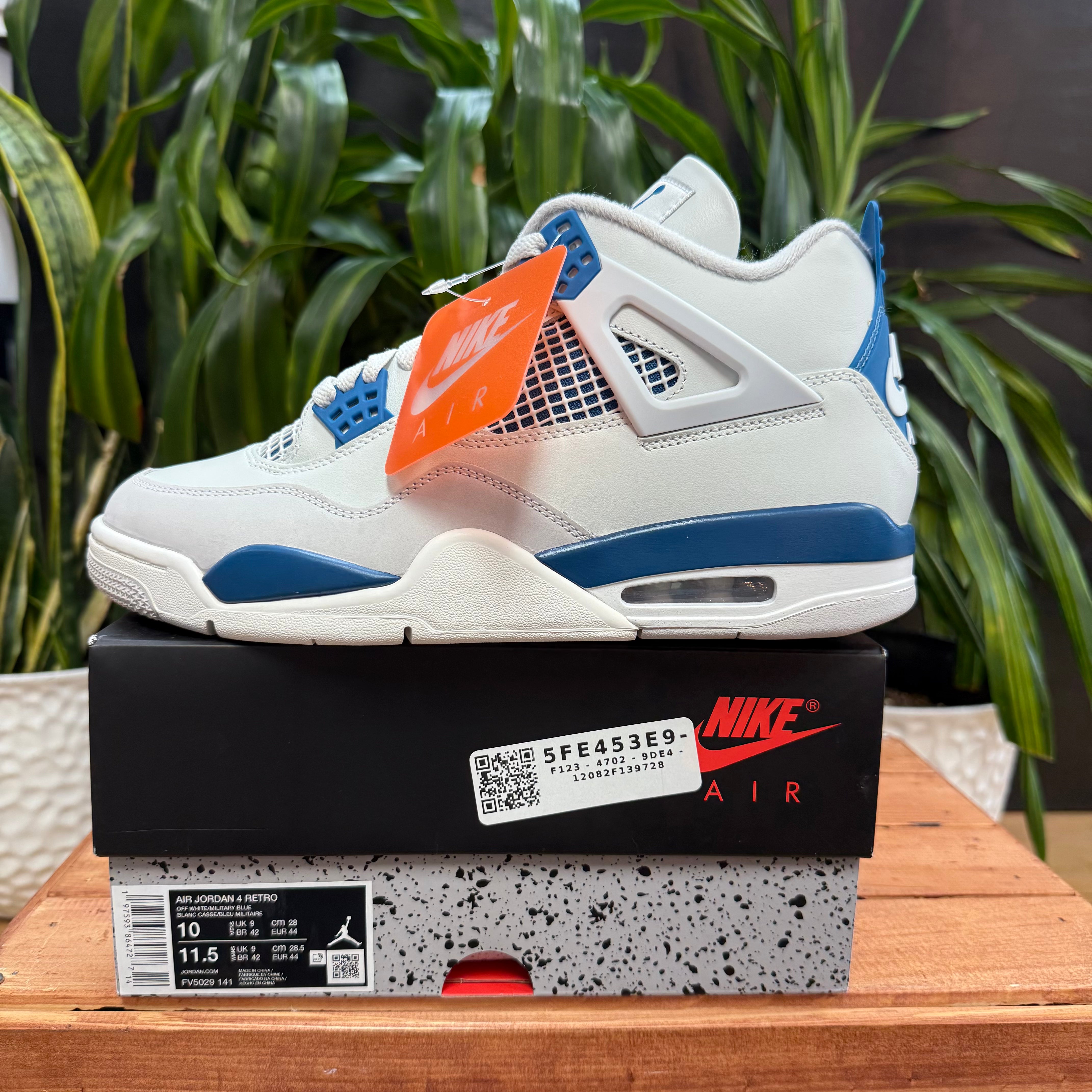 Nike Air Jordan 4 OG 'Military Blue', Mens 10, W11.5