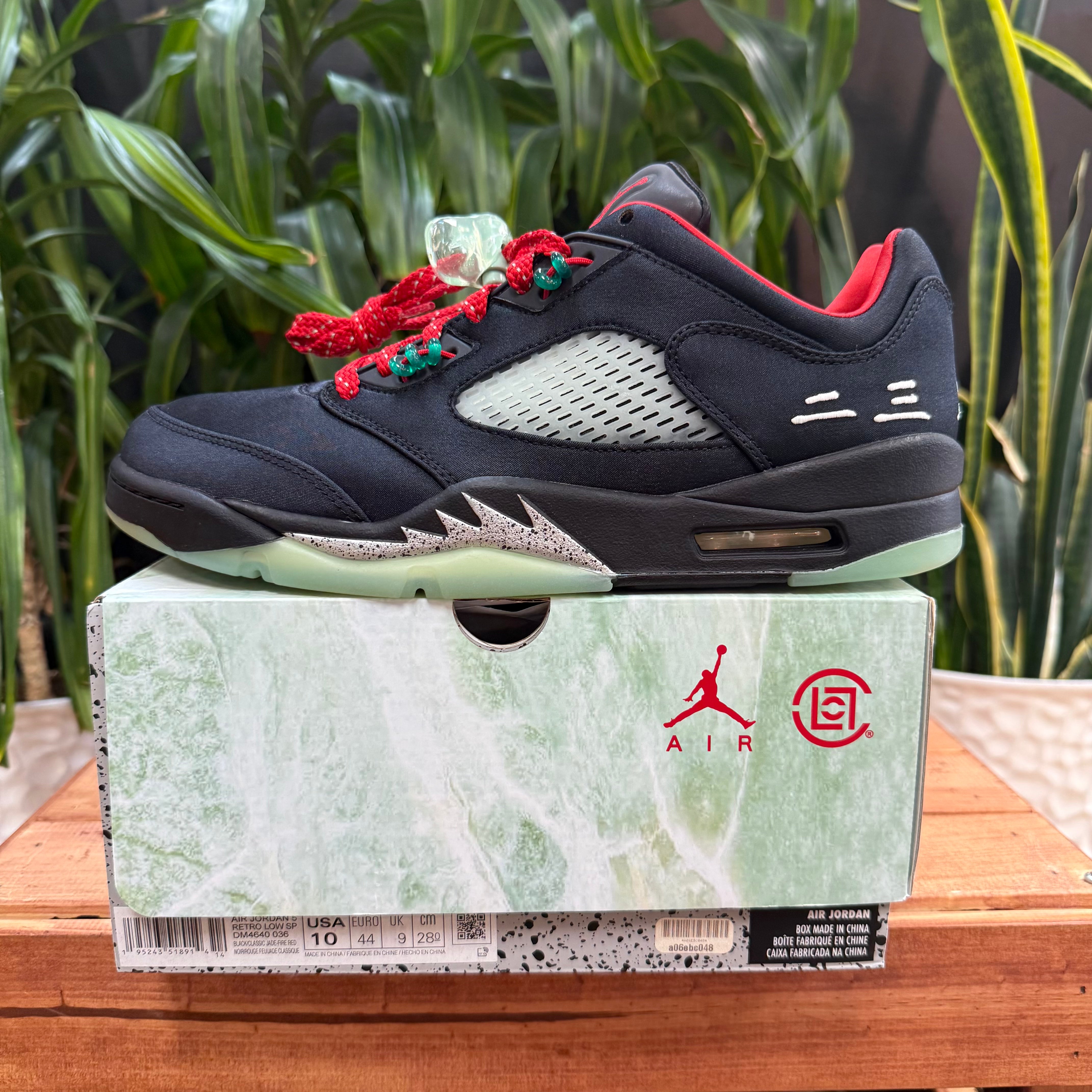 Nike Air Jordan 5 Low x CLOT 'Jade', Mens 10, W11.5