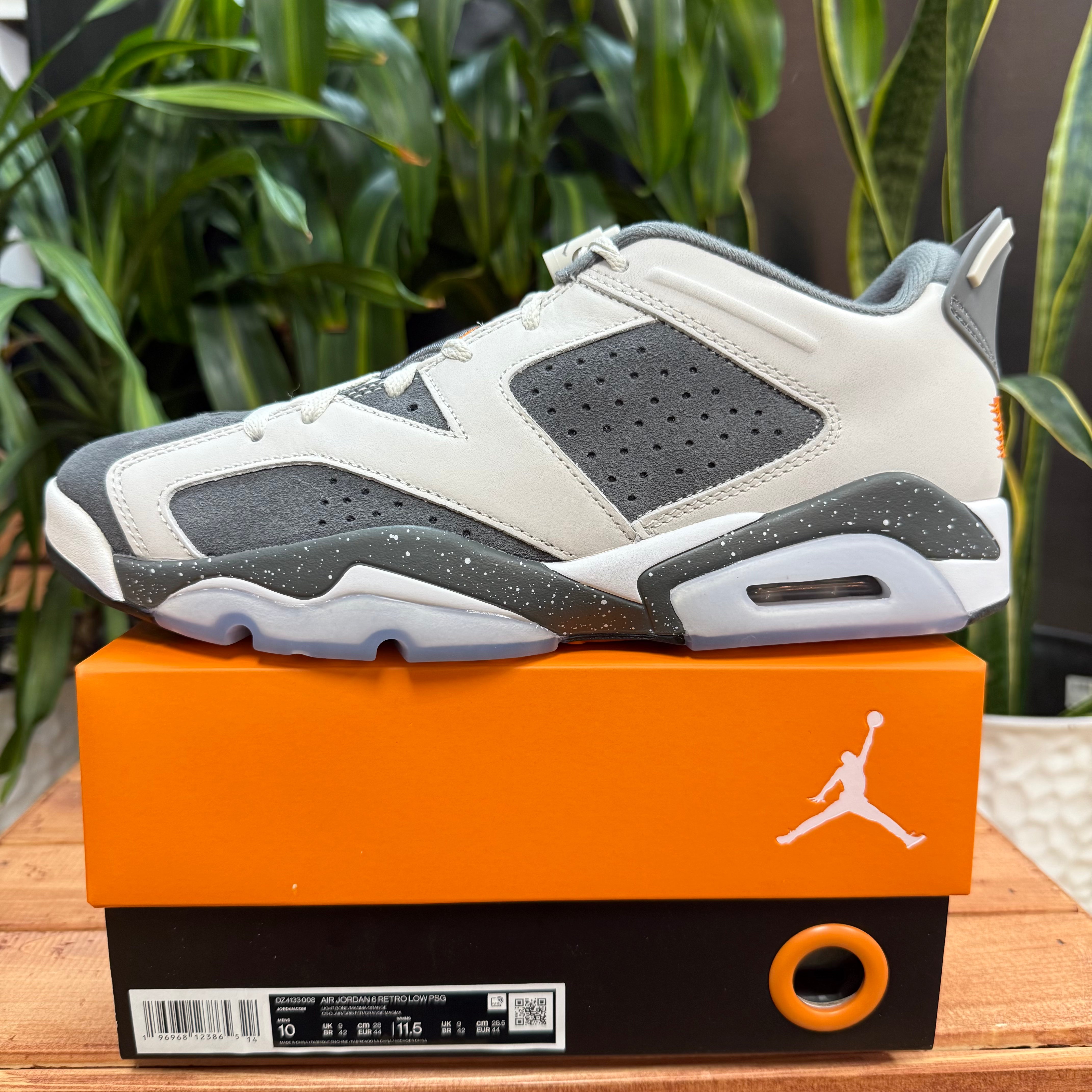 Nike Air Jordan Retro 6 Low PSG, Mens 10, W11.5