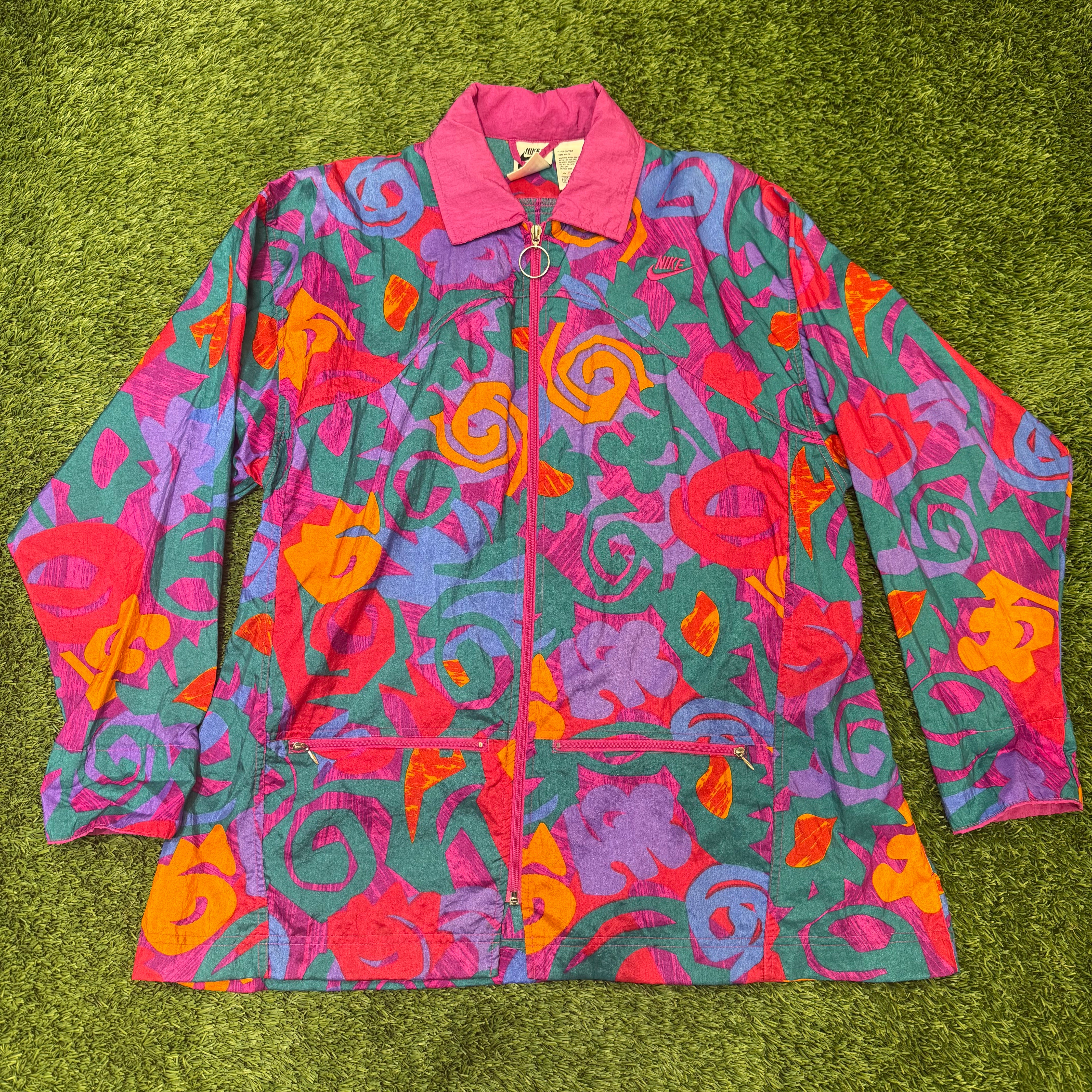 Nike Vintage Nike Elite Floral Windbreaker, XL
