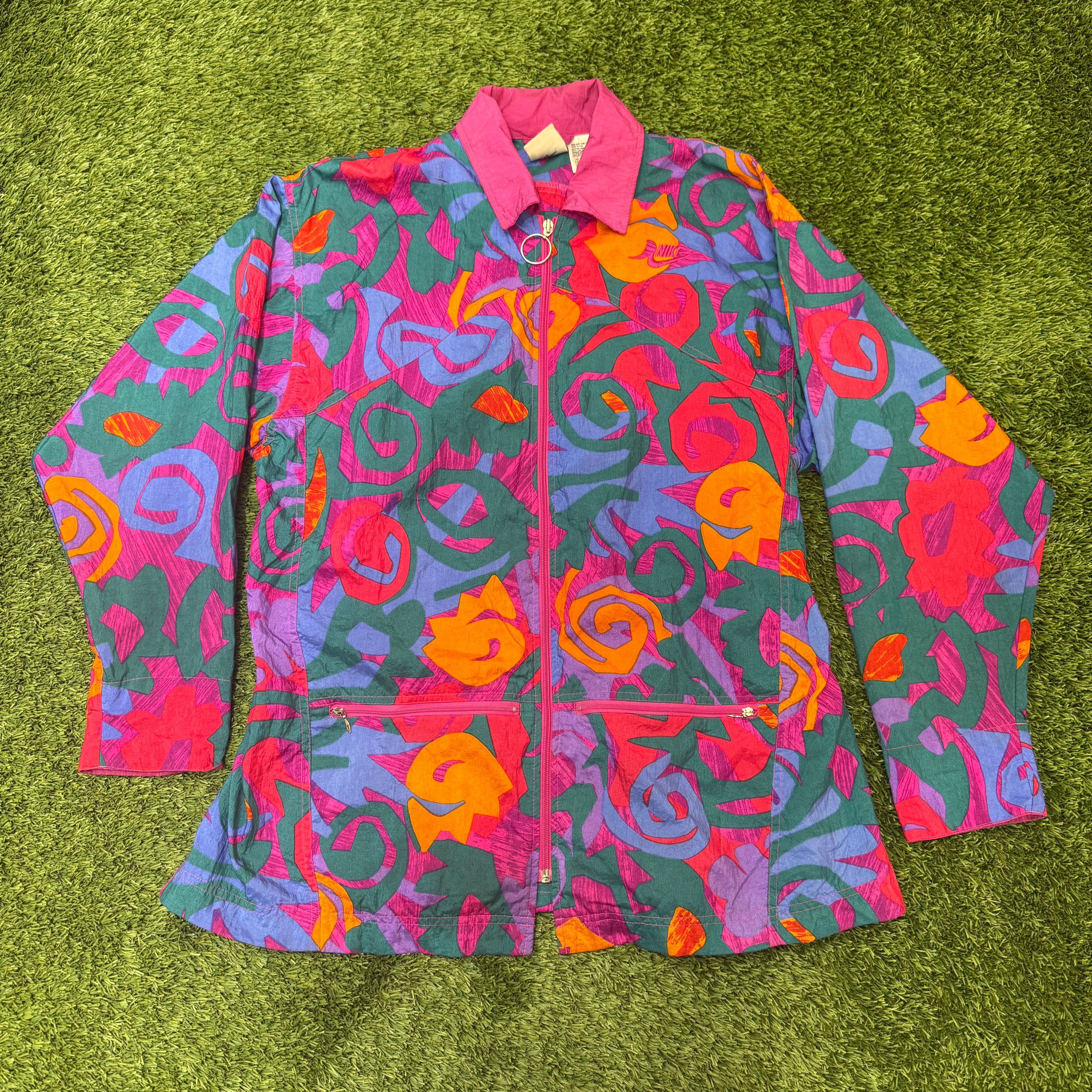 Nike Vintage Nike Elite Floral Windbreaker, L