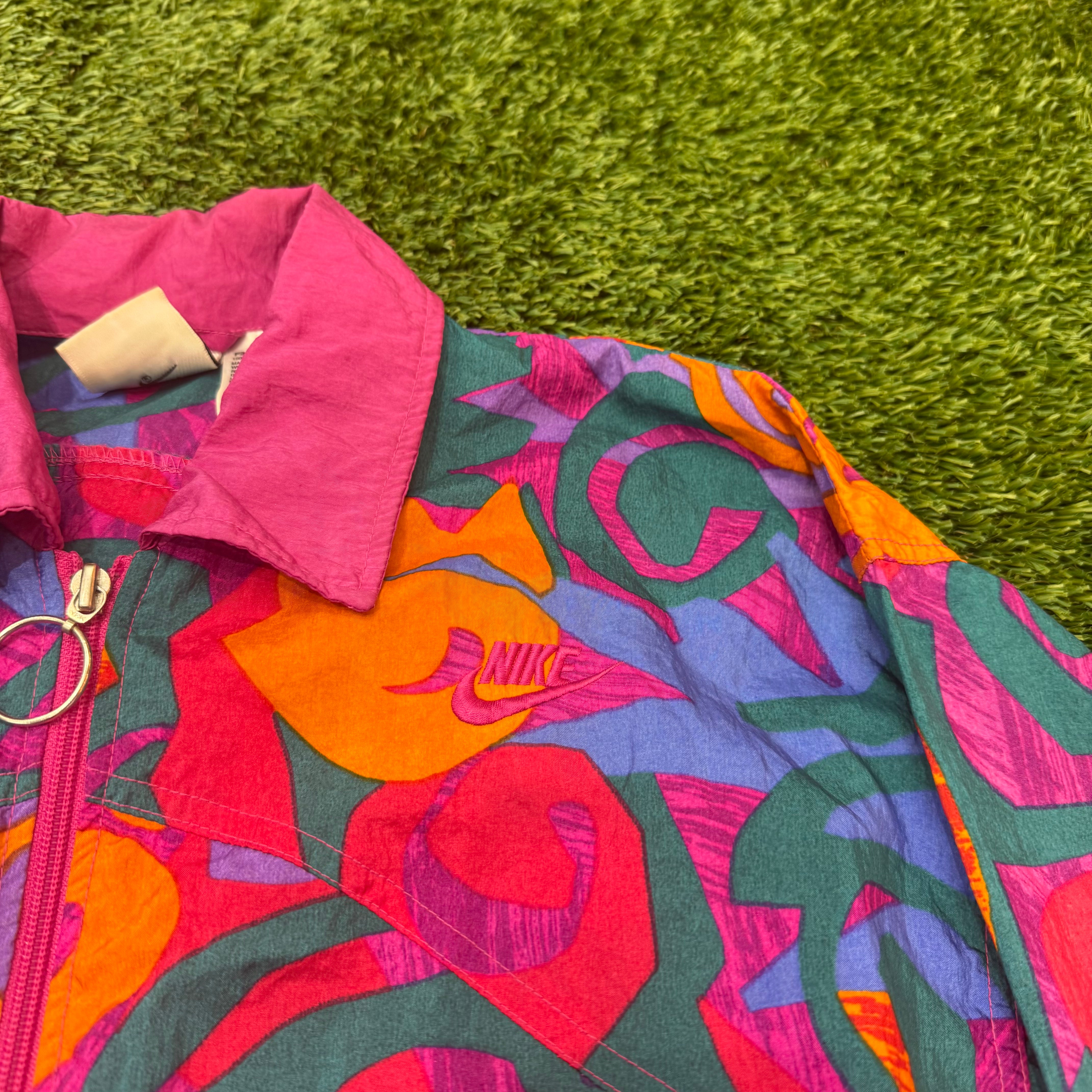 Nike Vintage Nike Elite Floral Windbreaker, L