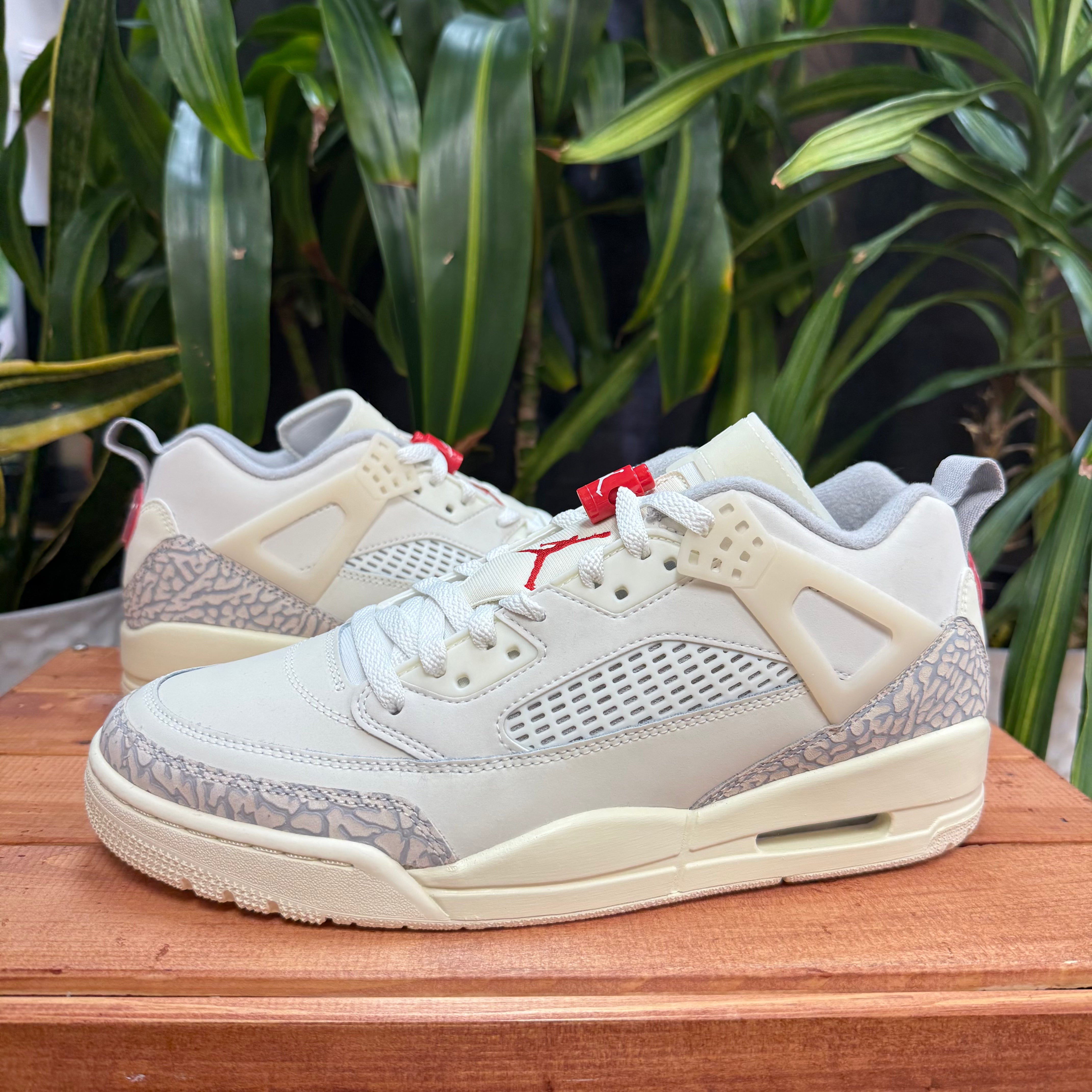 Nike Jordan Spizike Low 'Sail /Unversity red', Mens 10, W11.5