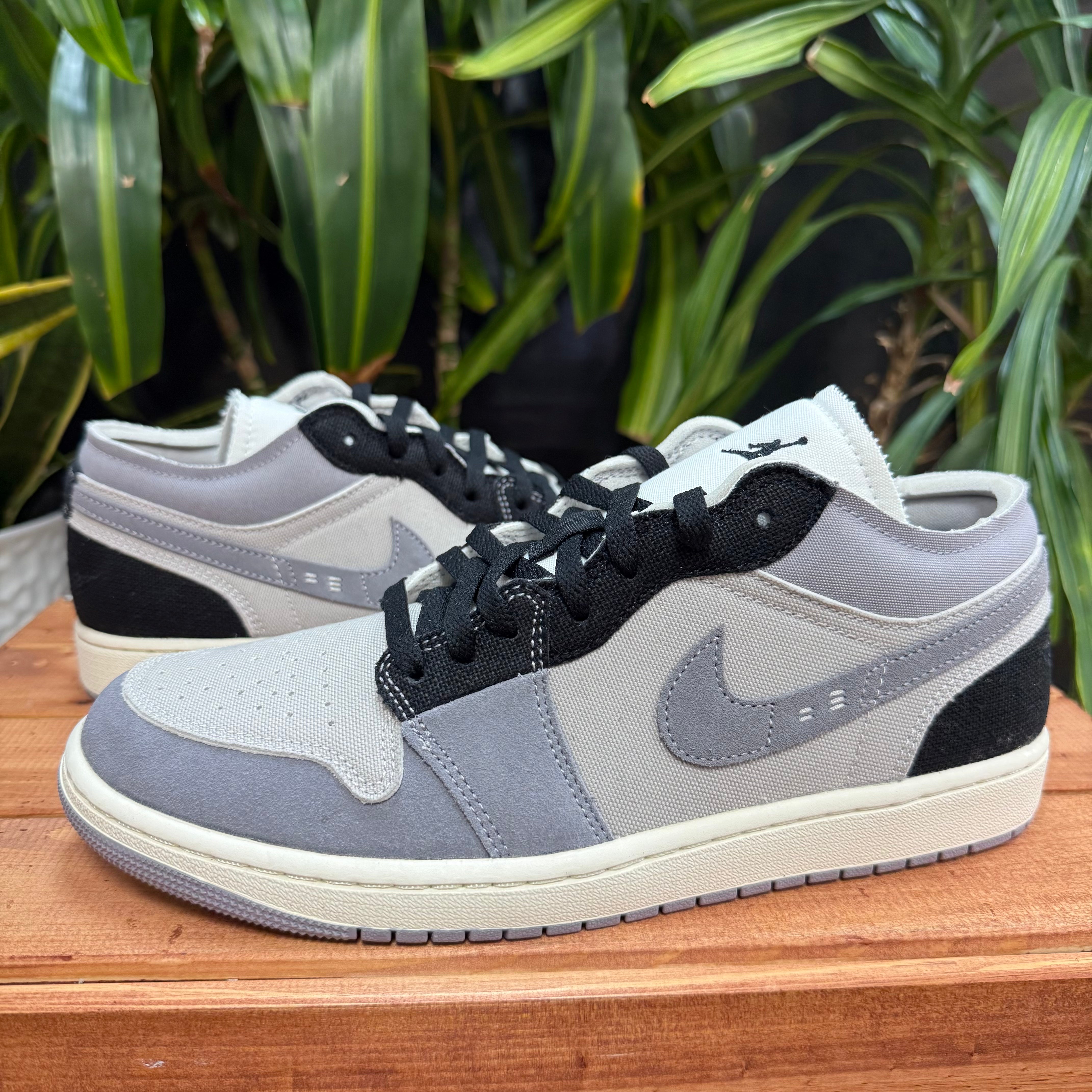 Air Jordan 1 Low SE Craft 'Cement Grey', Mens 10, W11.5