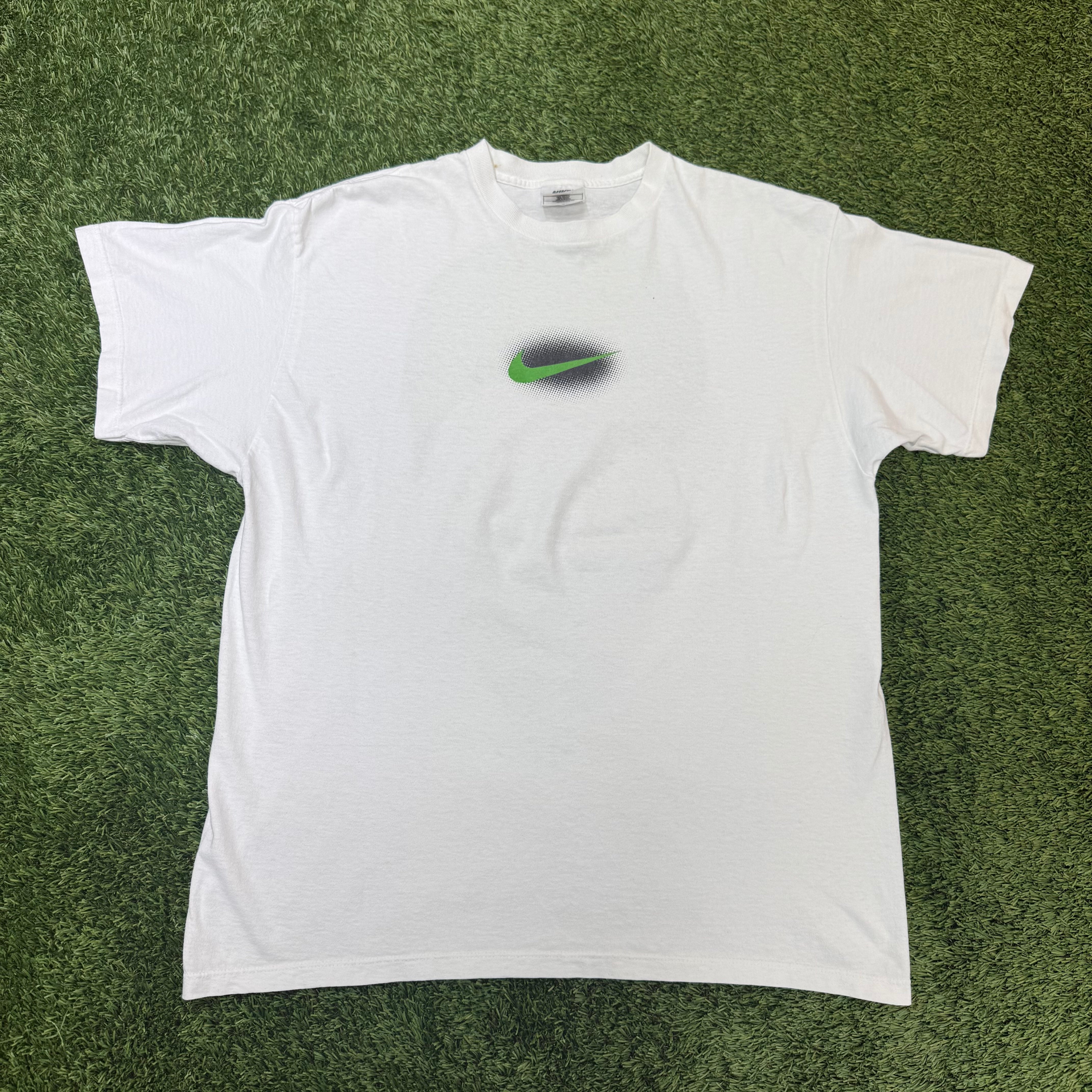 Nike Vintage Dennis Rodman Green Hair Short Sleeve Shirt, 90s Made in USA, XL