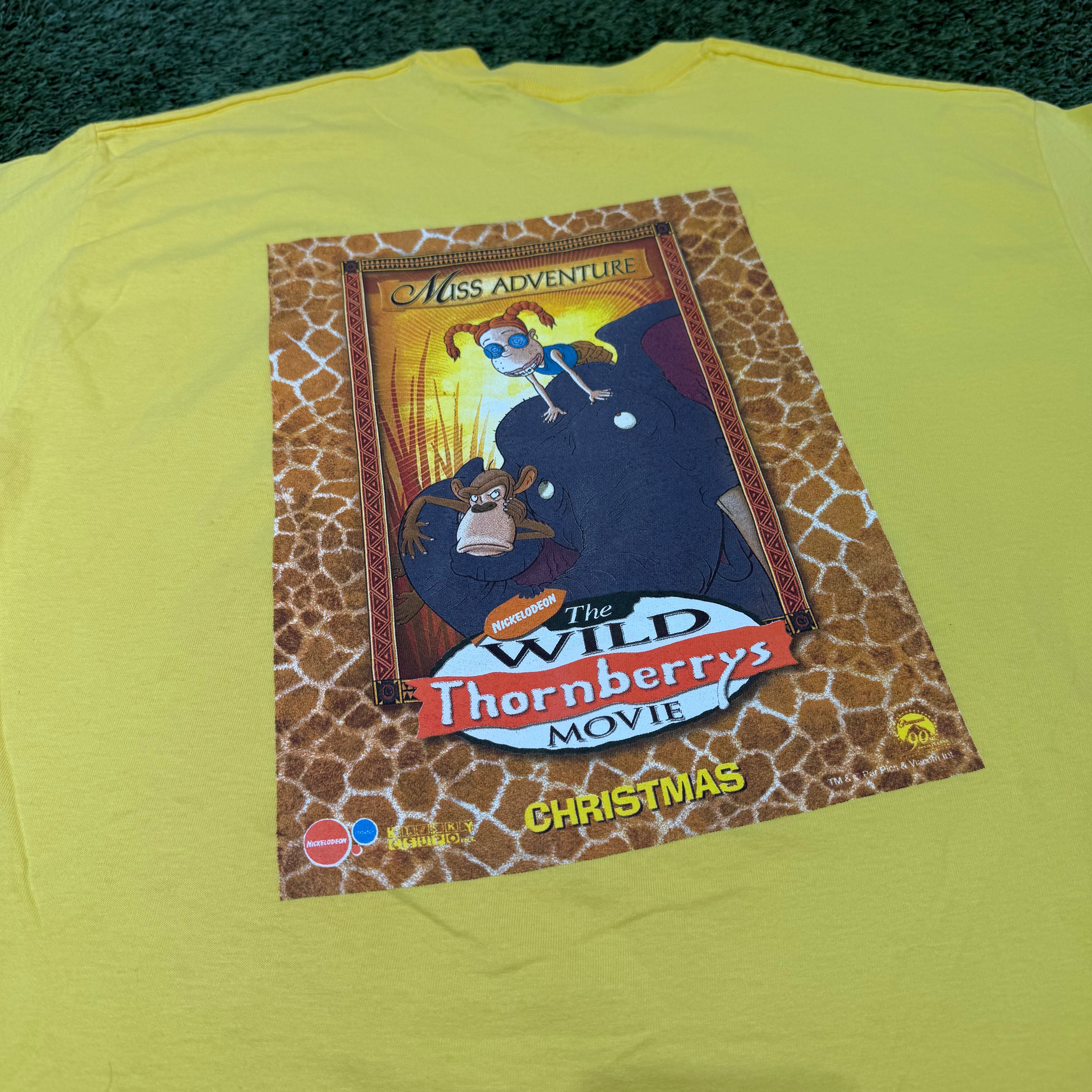 Vintage Nickelodeon The Wild Thornberry's Movie Shirt, XL