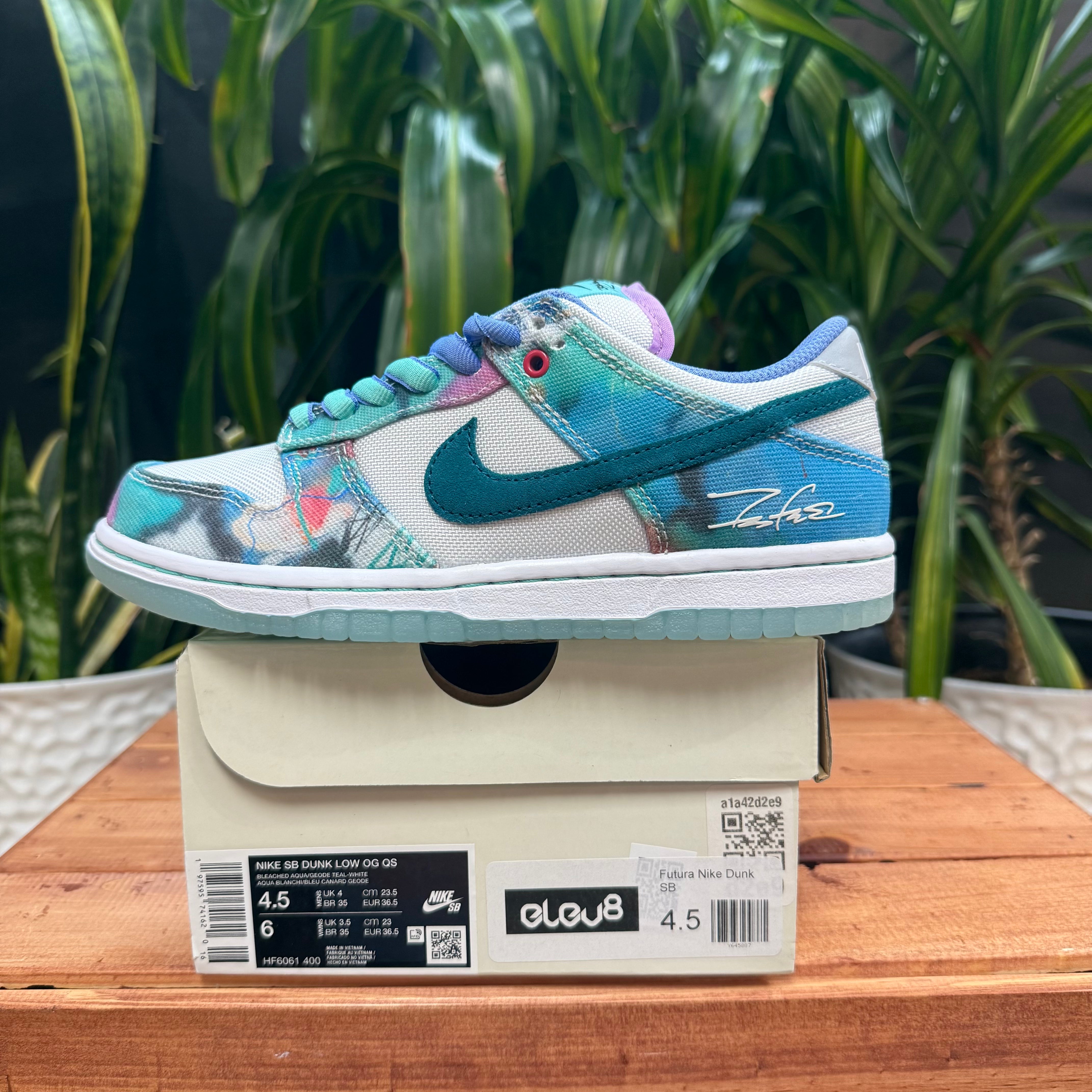 Nike SB Dunk Low x Futura Laboratories, Mens 4.5, W6