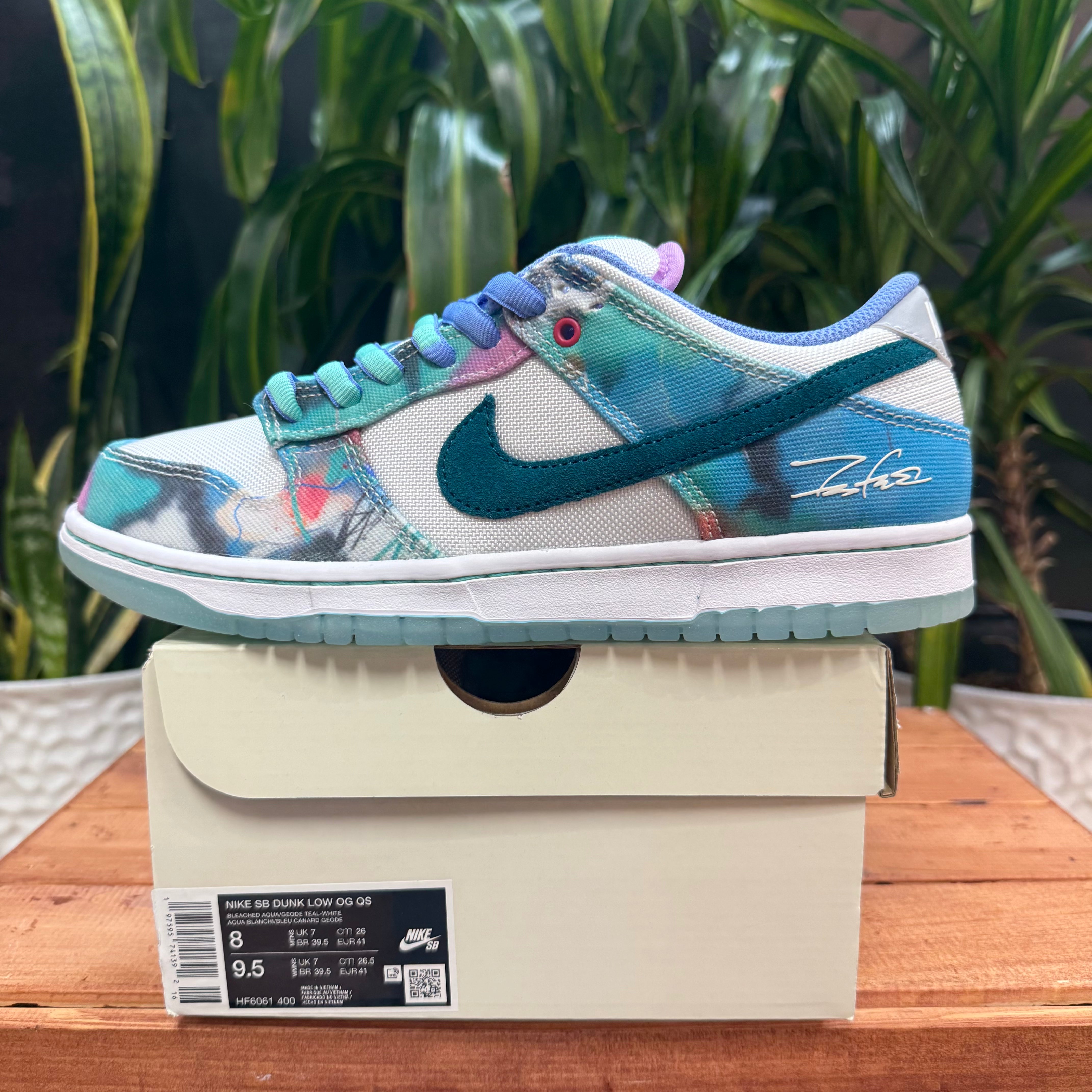 Nike SB Dunk Low x Futura Laboratories, Mens 8, W9.5