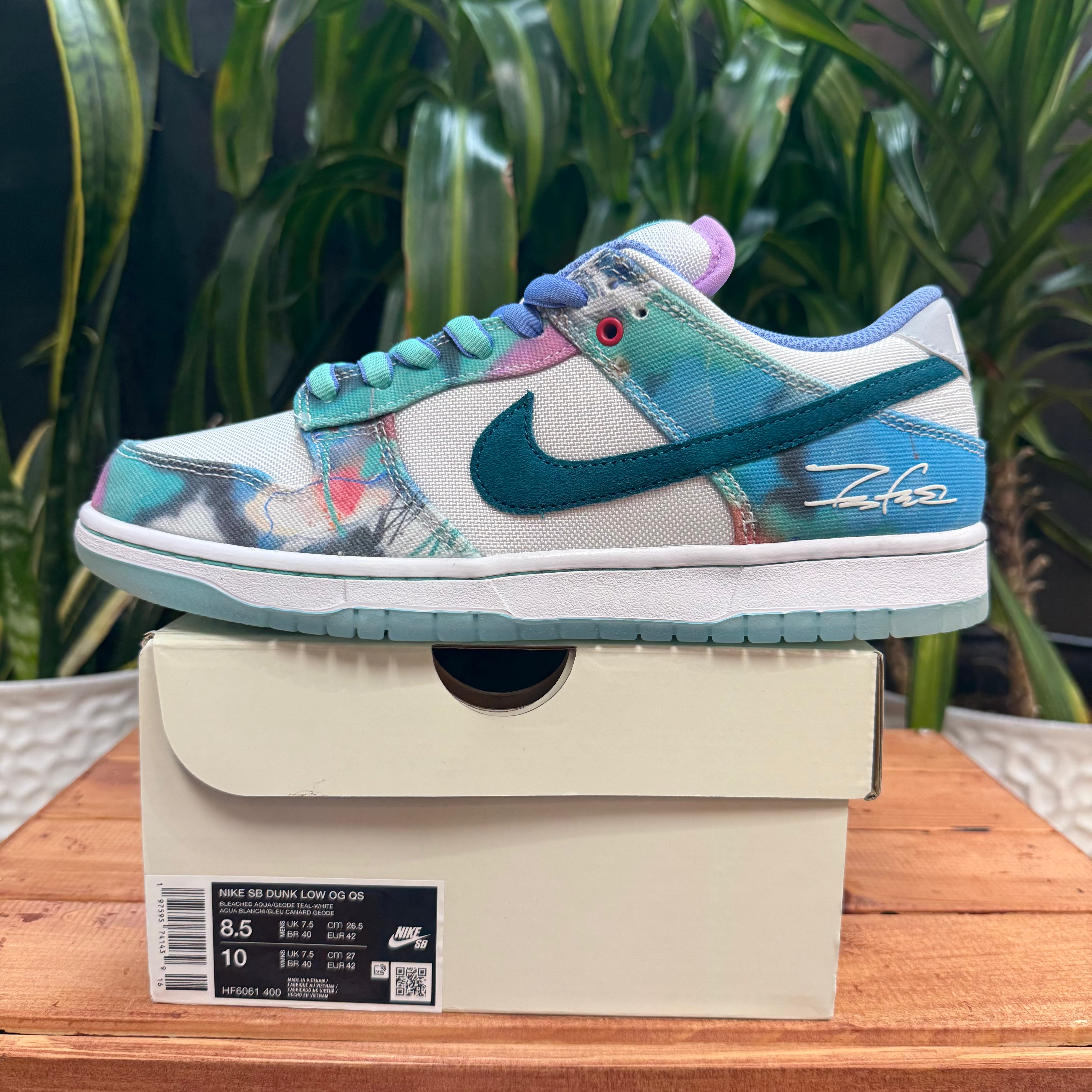 Nike SB Dunk Low x Futura Laboratories, Mens 8.5, W10