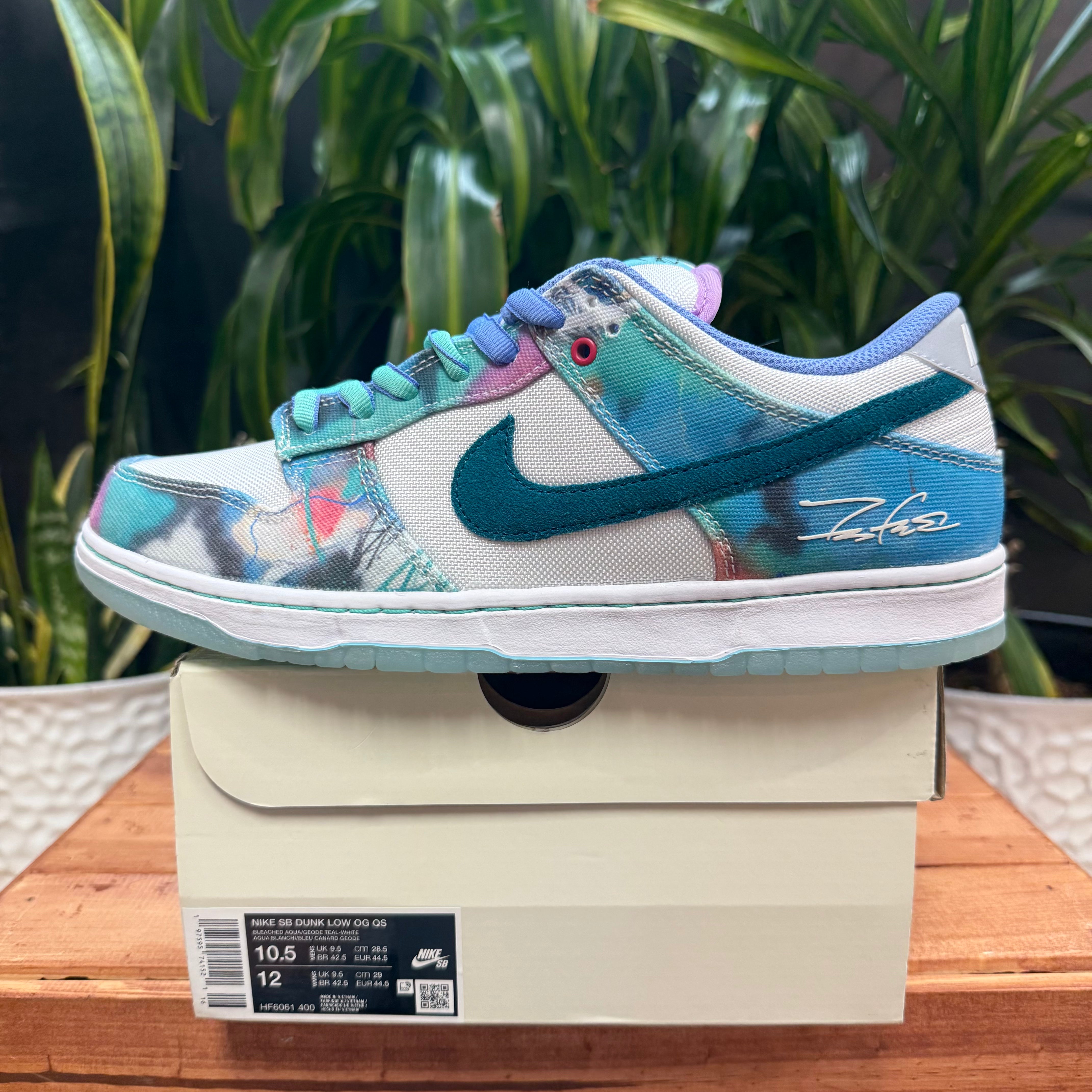 Nike SB Dunk Low x Futura Laboratories, Mens 10.5, W12