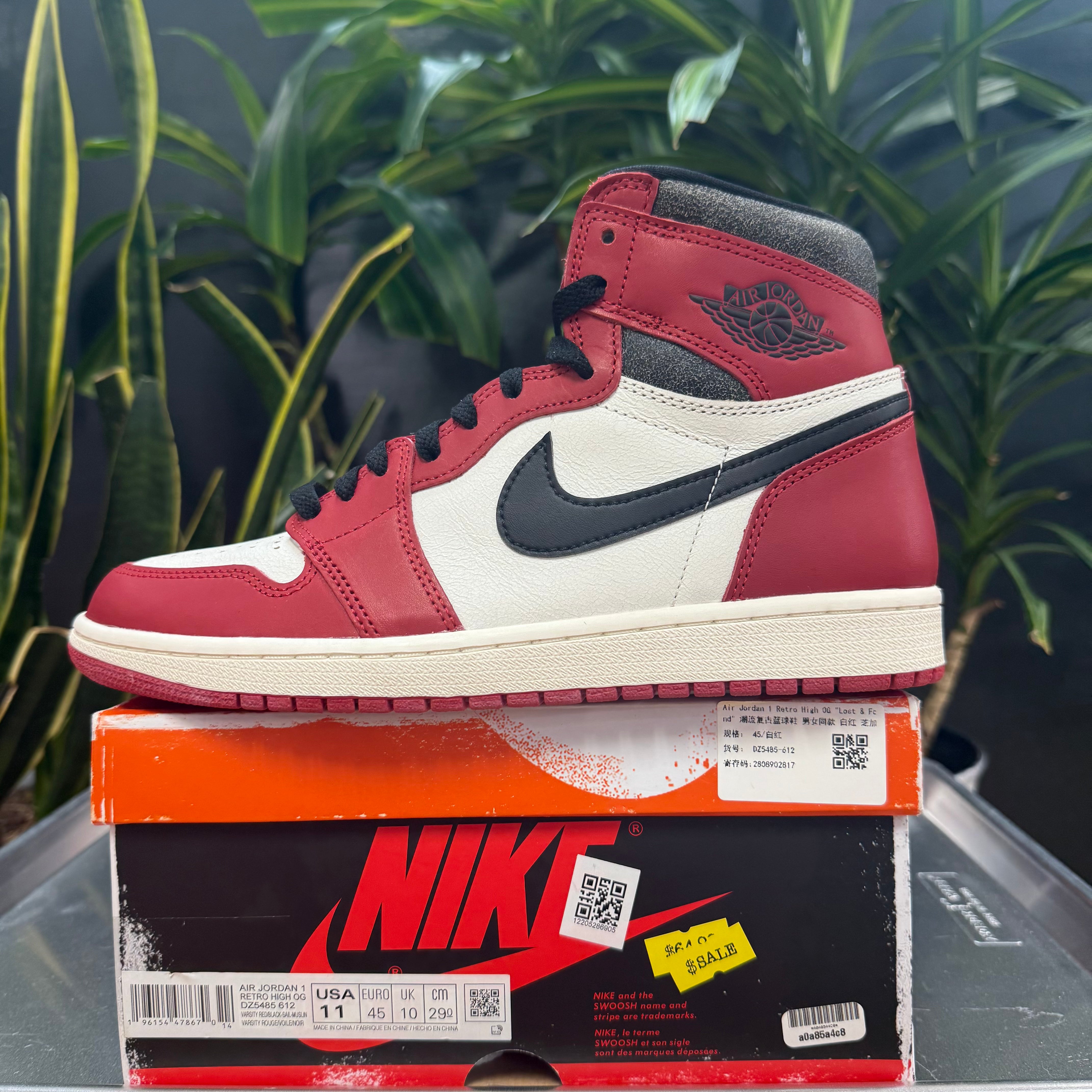 Jordan 1 Retro High OG Chicago Lost and Found