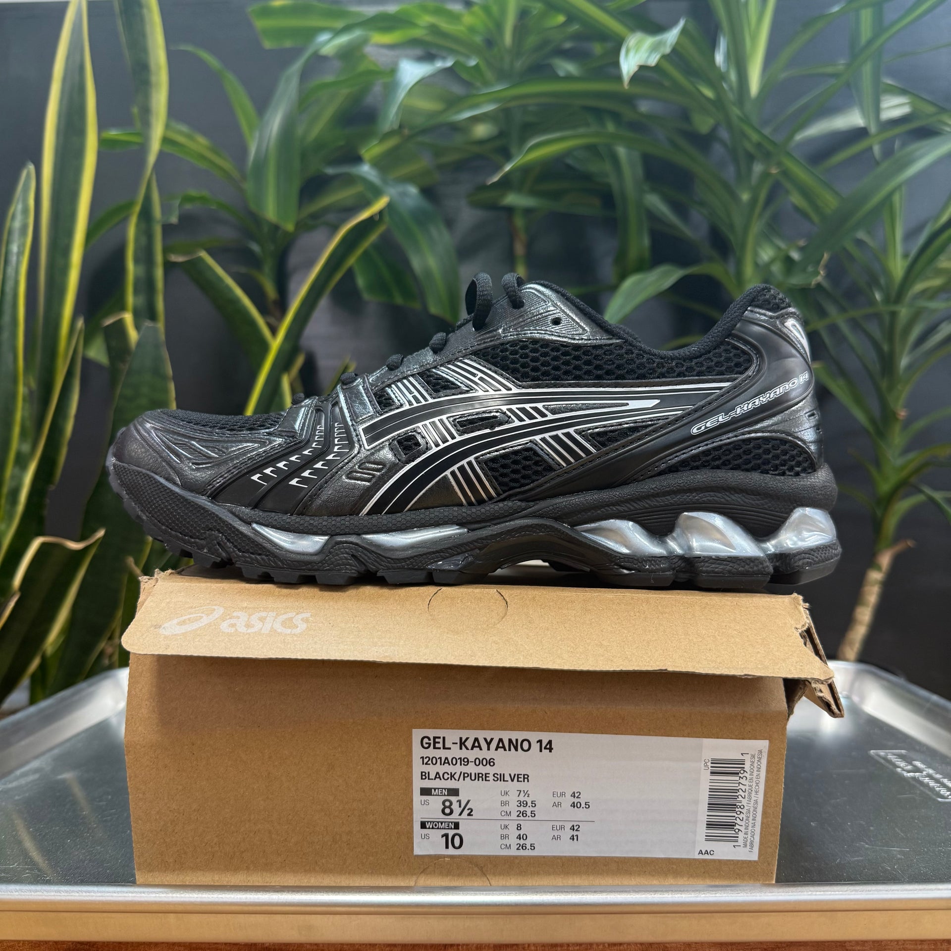 ASICS Gel Keyano 14 Black Pure Silver