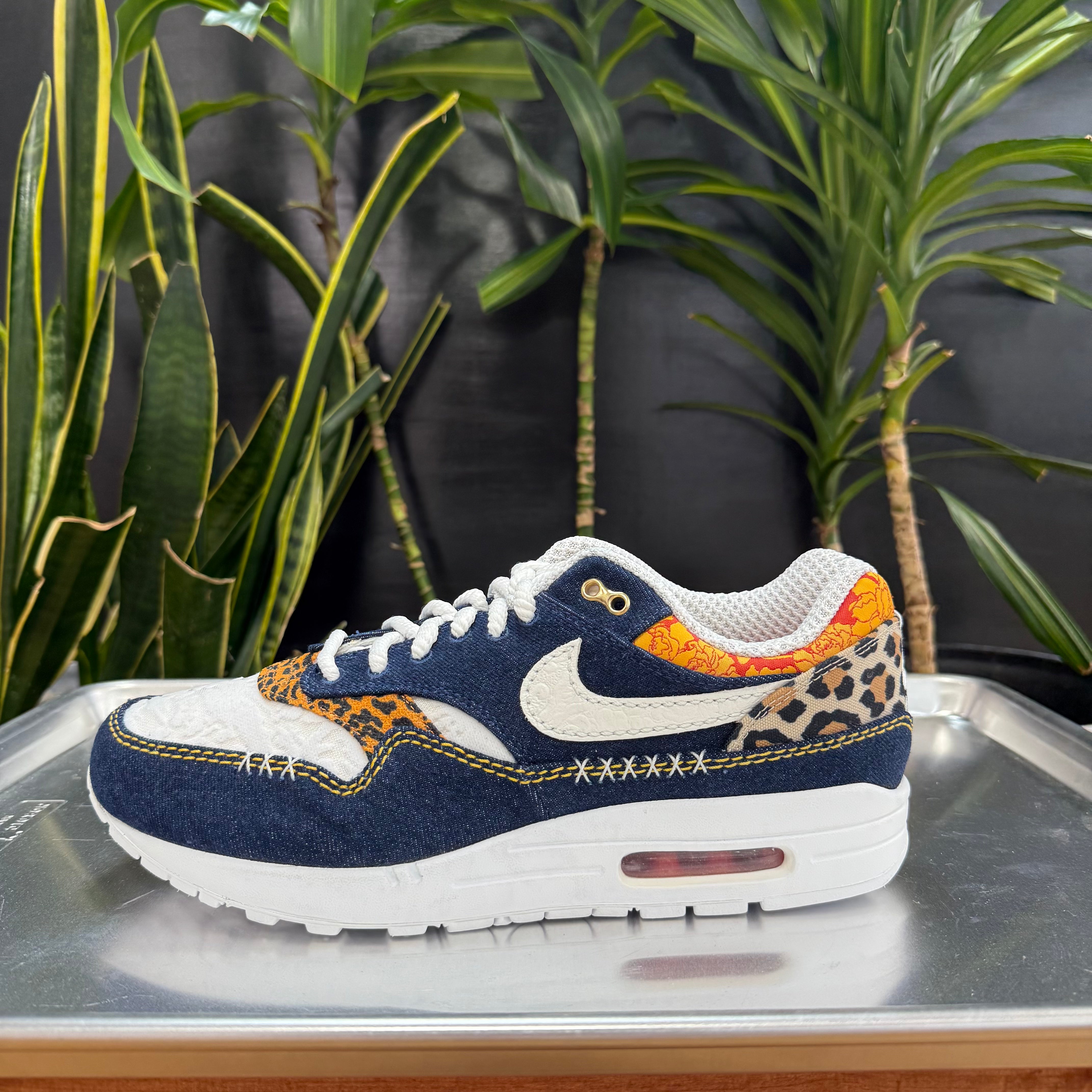 Nike Air Max 1 Premium Denim Leopard