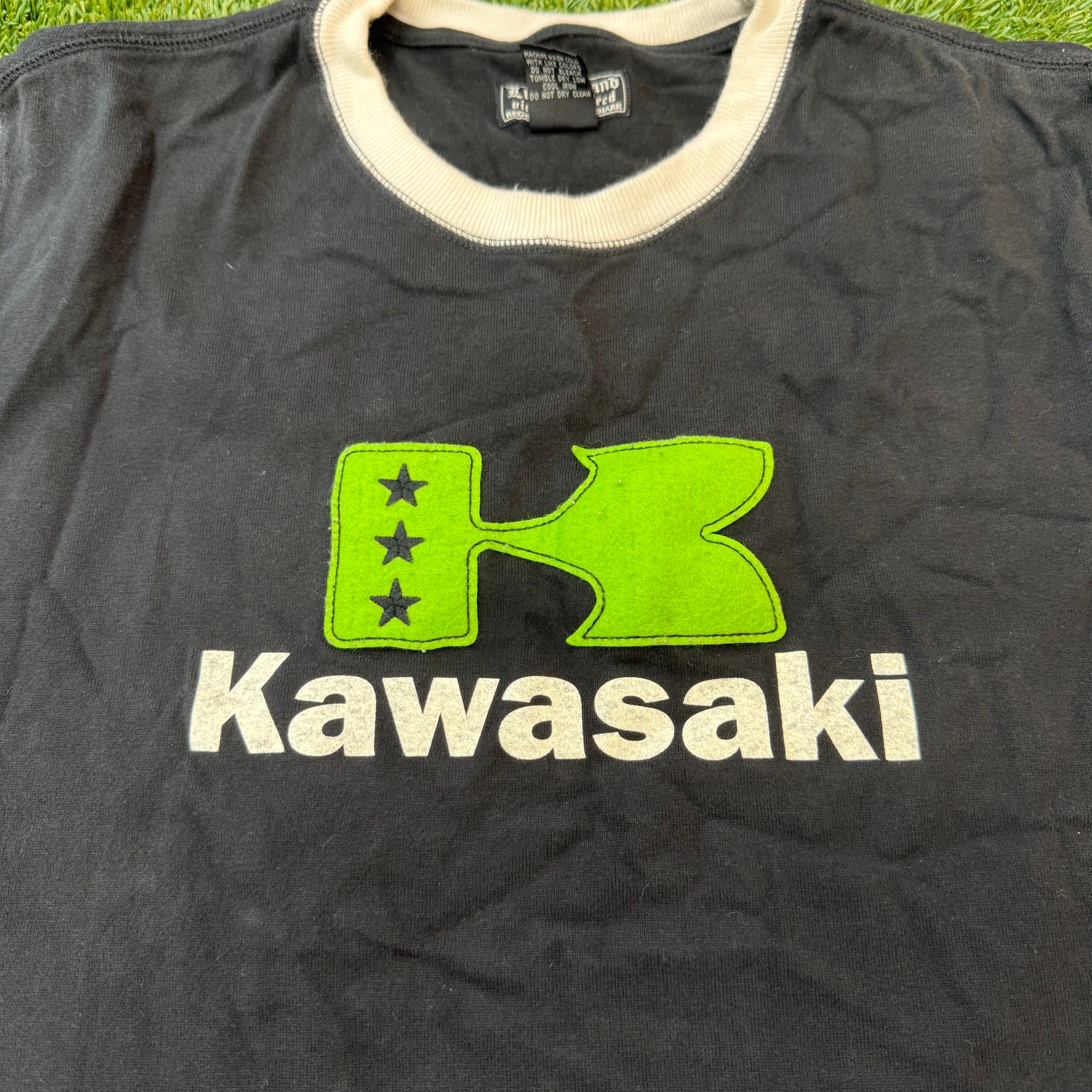 Vintage Lucky Brand x Kawasaki Long Sleeve, XL
