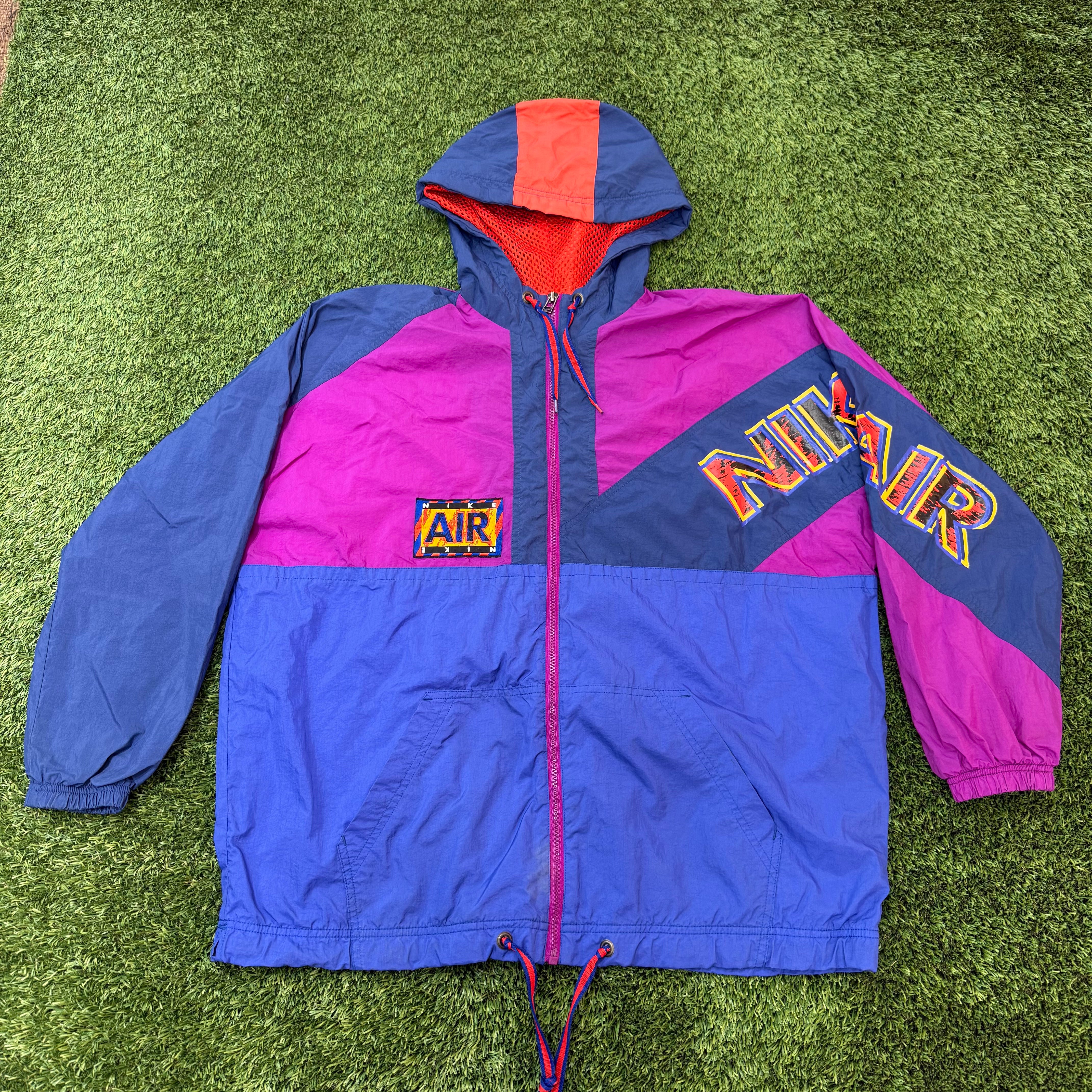 Vintage Nike Air Color block Windbreaker, XL