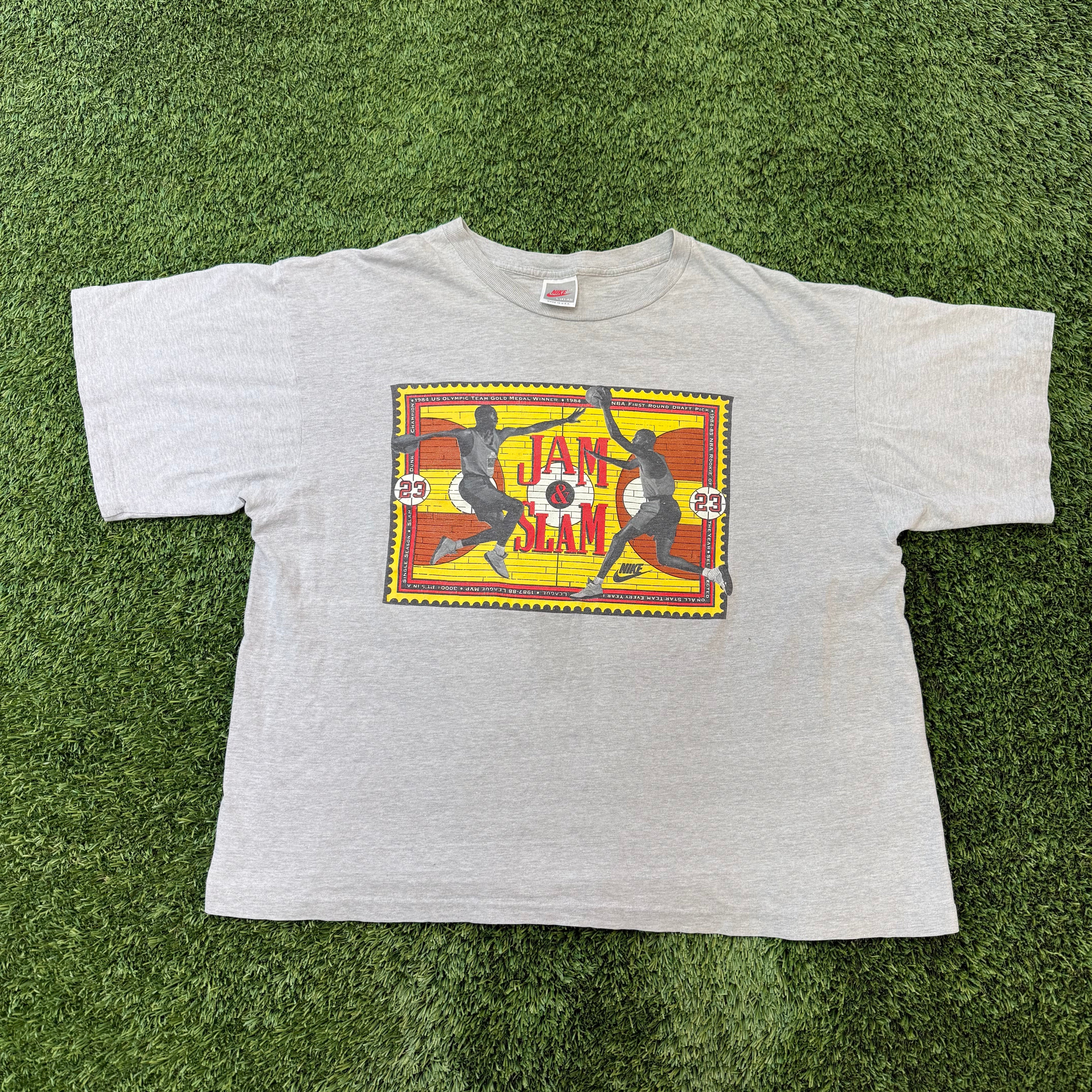 Nike Vintage 'Jam & Slam' Michael Jordan Graphic Shirt, L