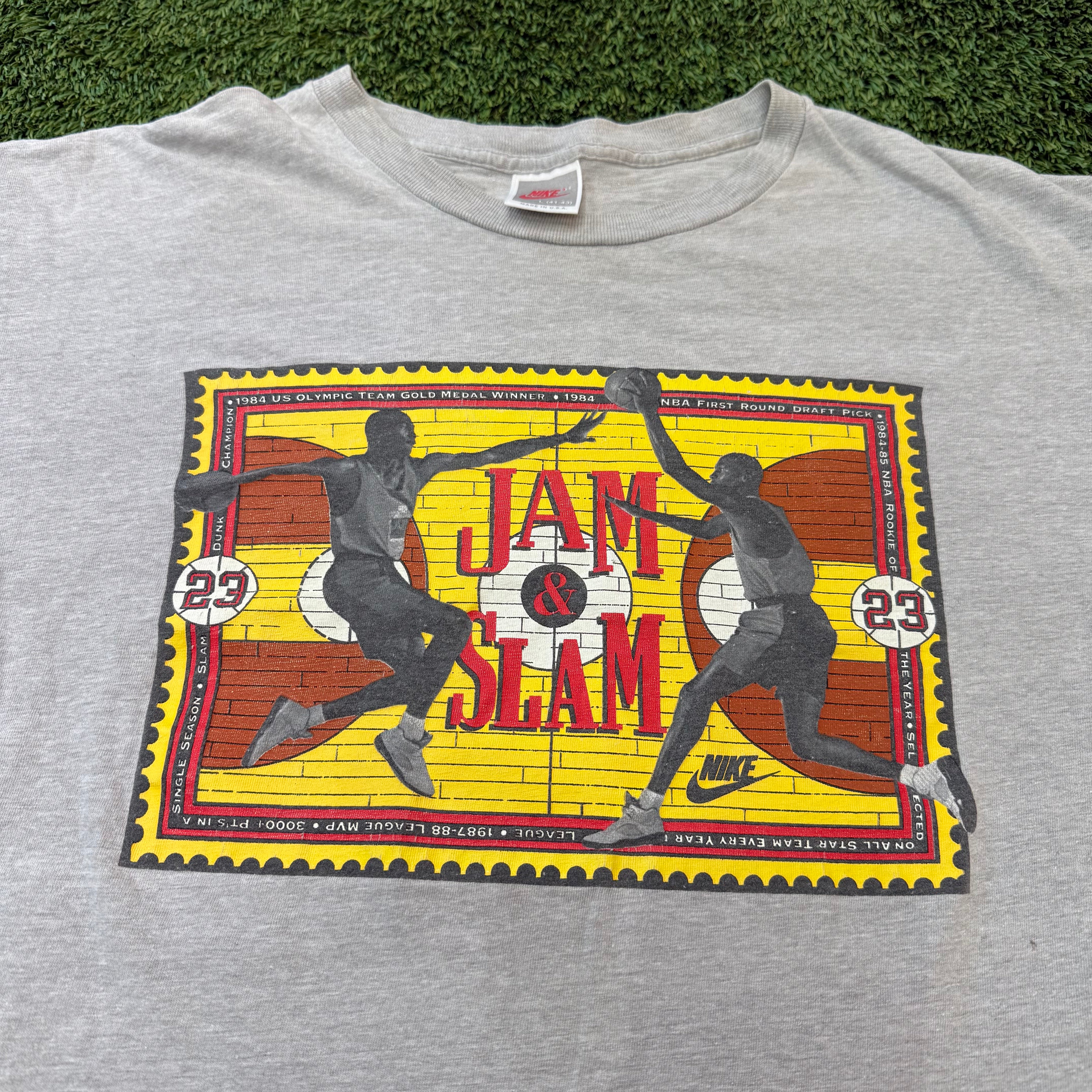 Nike Vintage 'Jam & Slam' Michael Jordan Graphic Shirt, L