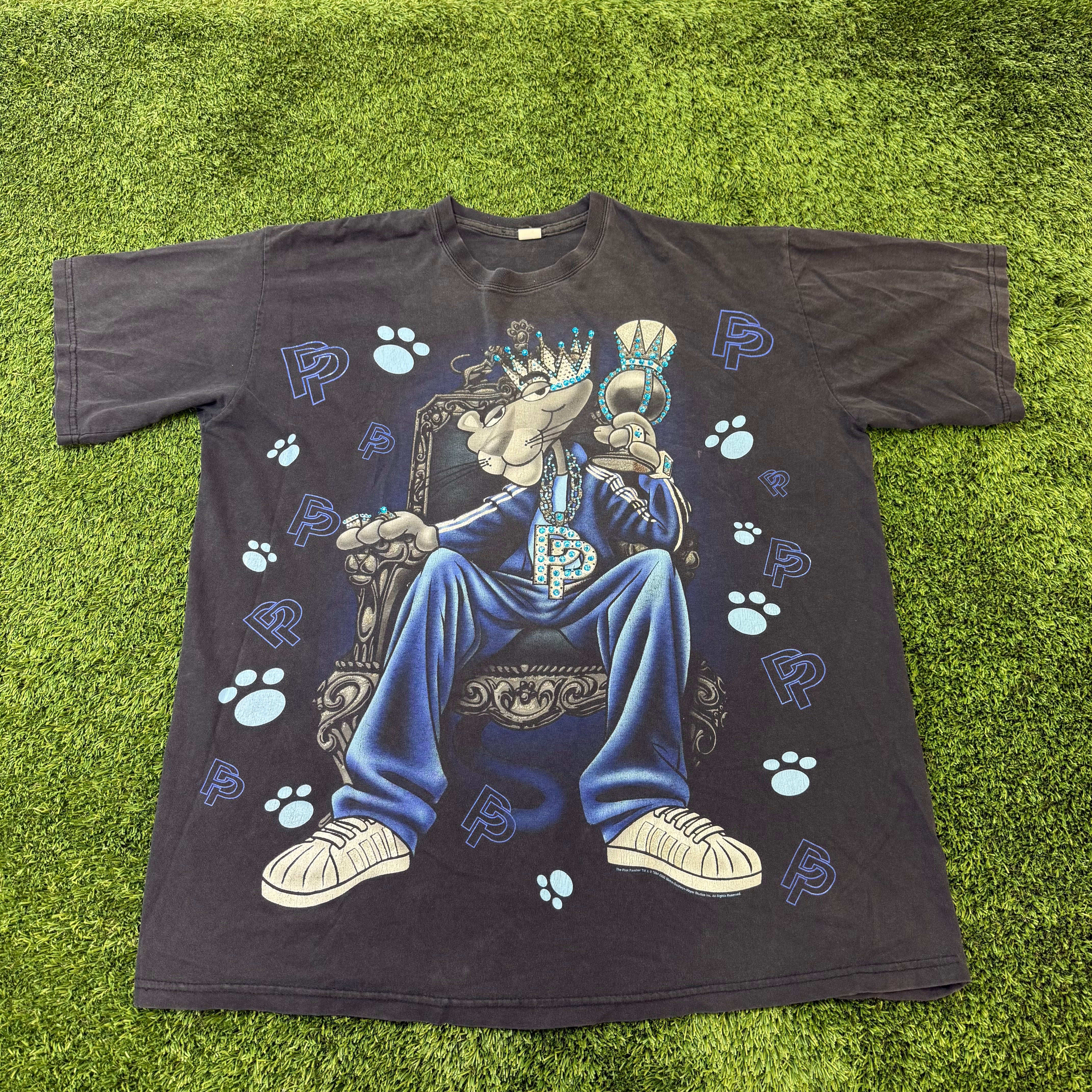 Vintage 2000 The Pink Panther Graphic Shirt, XXL