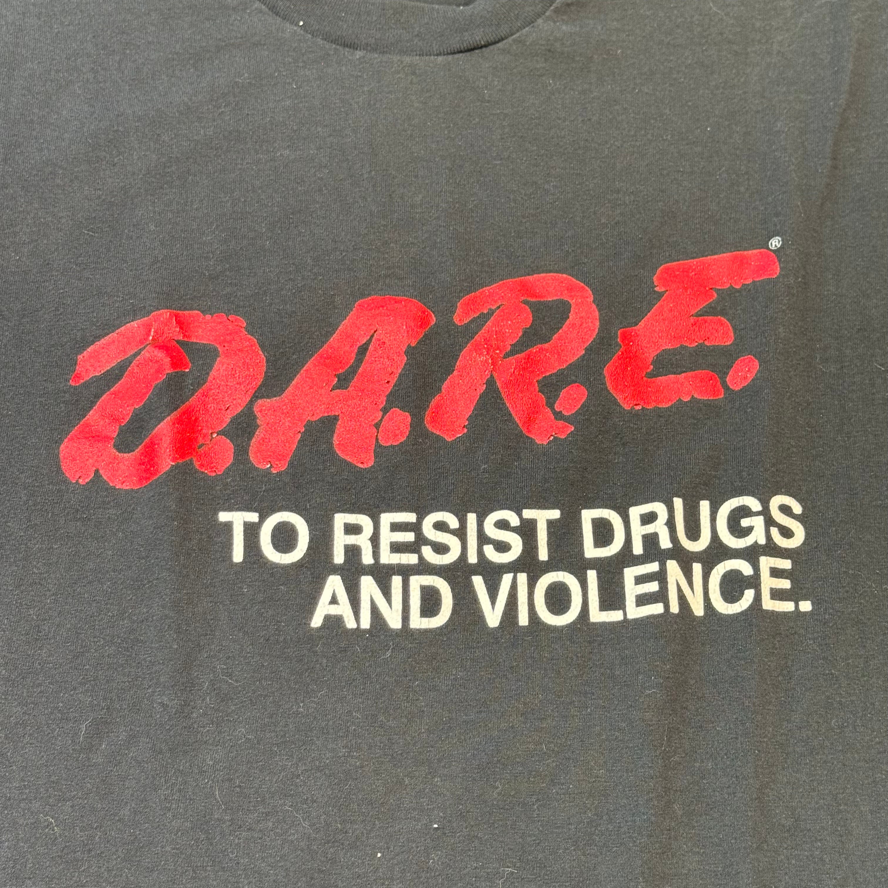 Vintage D.A.R.E. Logo Shirt, M