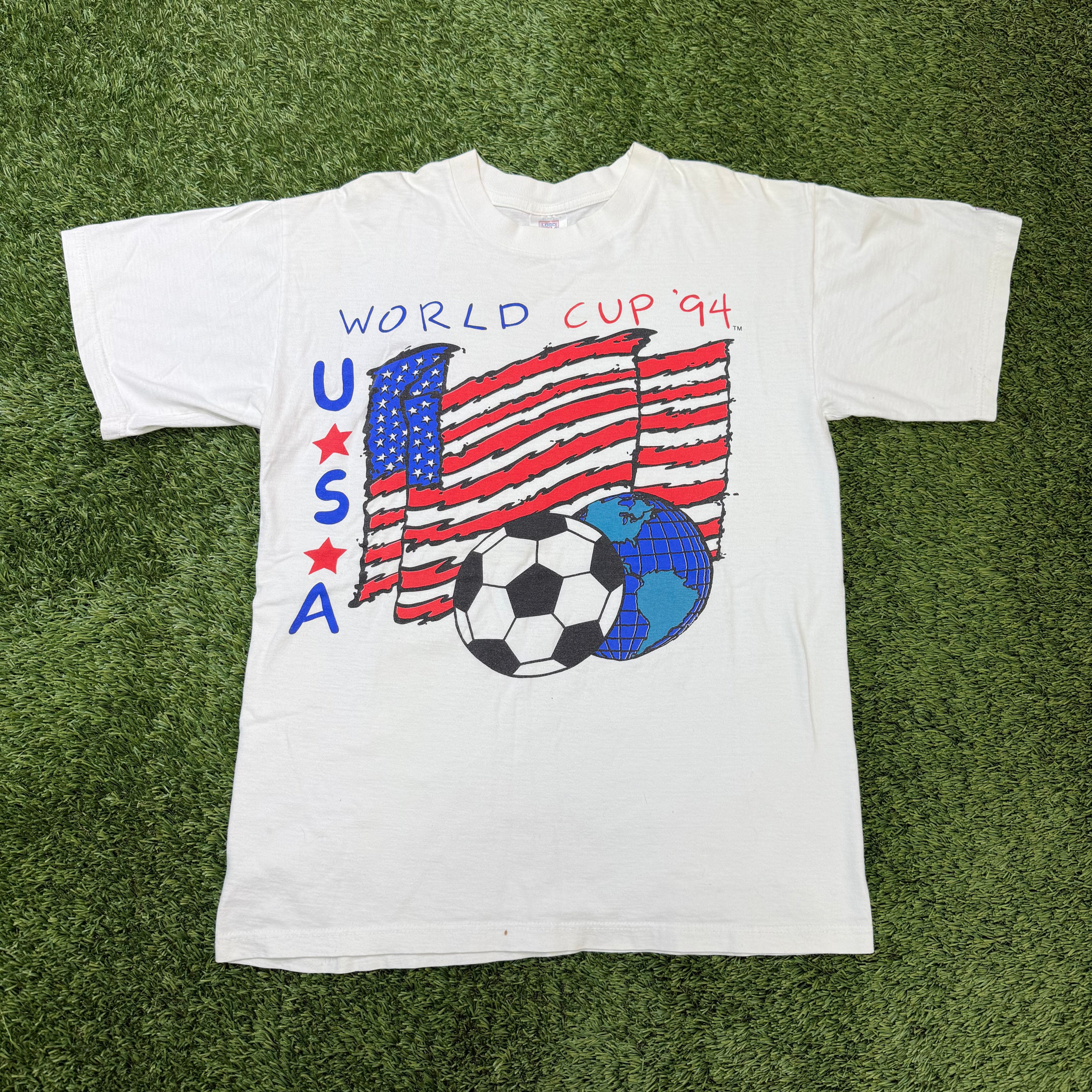 Vintage 1994 World Cup Graphic T-shirt,  Made in USA M