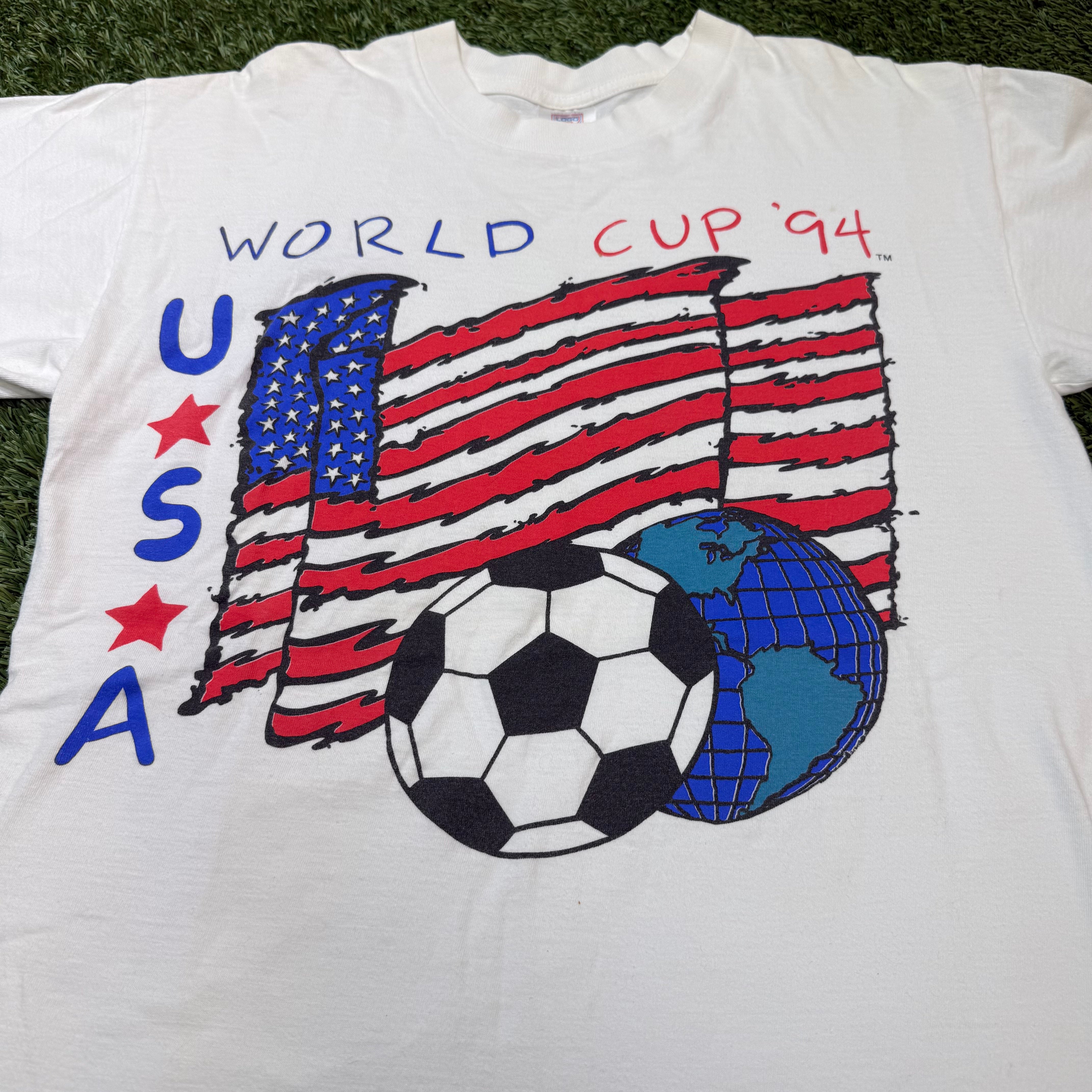 Vintage 1994 World Cup Graphic T-shirt,  Made in USA M