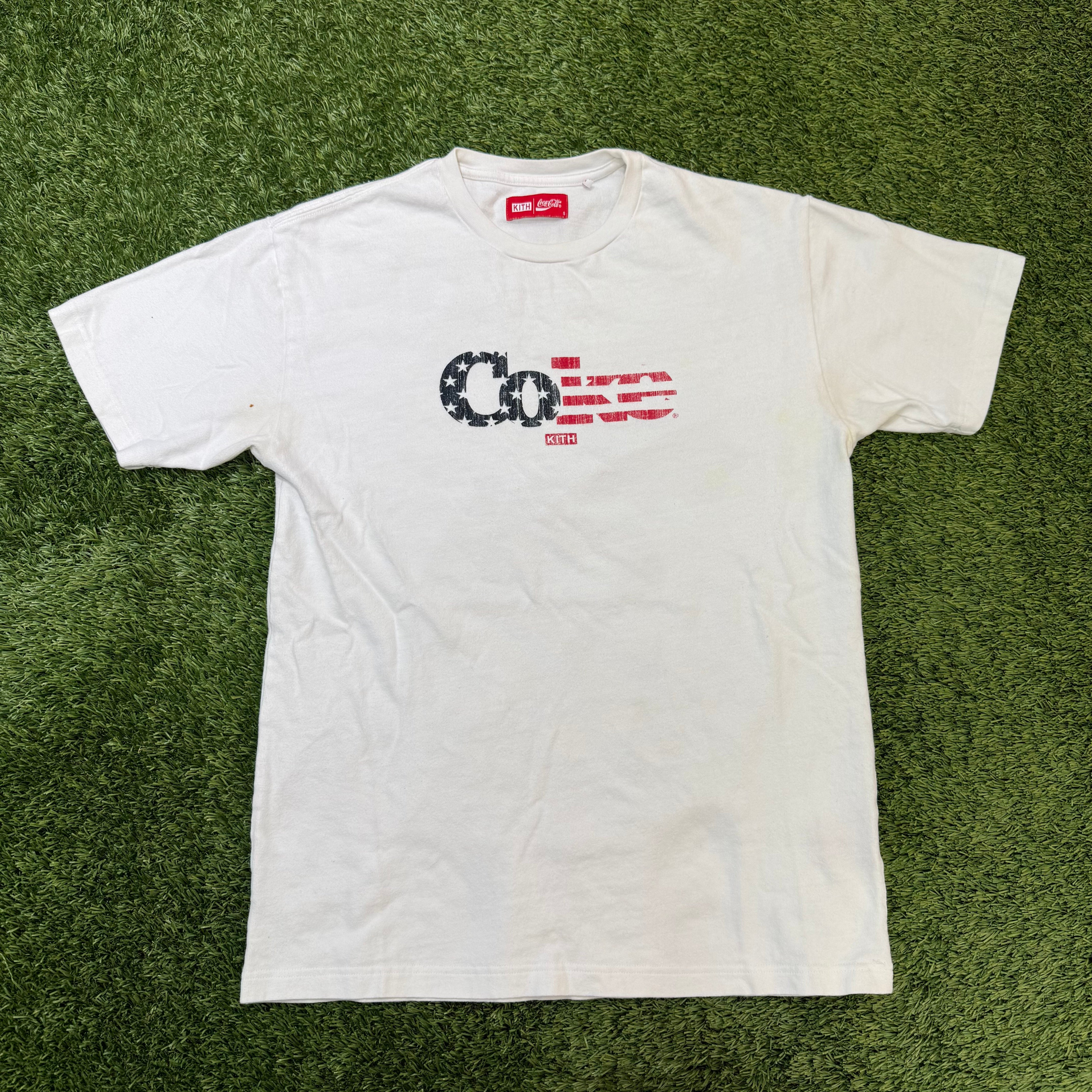 Vintage Kith x Coca Cola American Flag Shirt, S