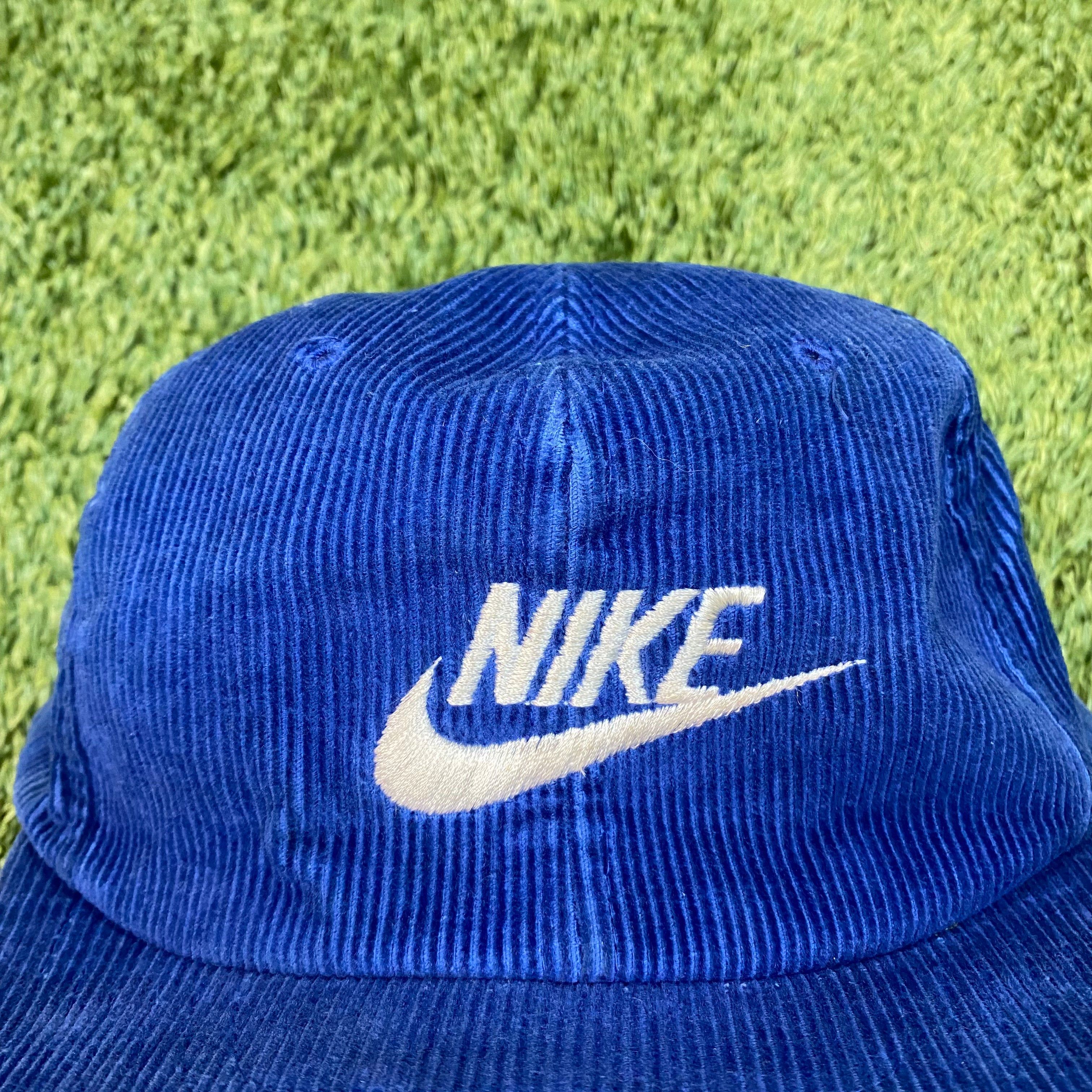 Nike Vintage 1980’s Blue Corduroy Hat