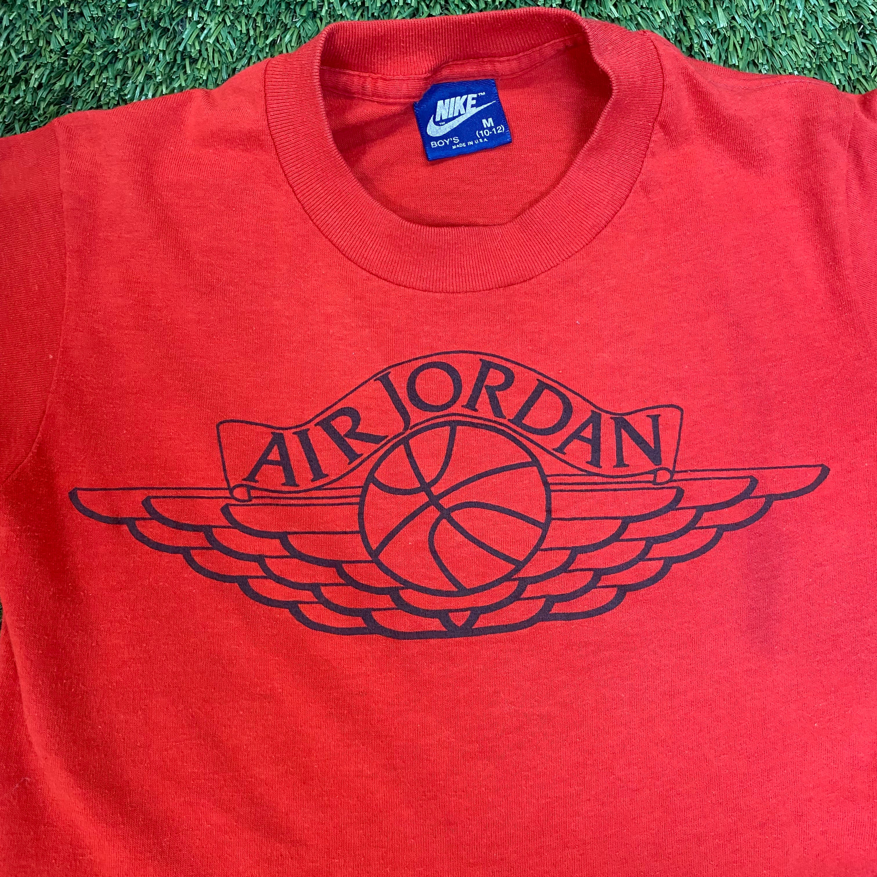 Vintage Jordan Wings 1985 Short Sleeve, Youth M