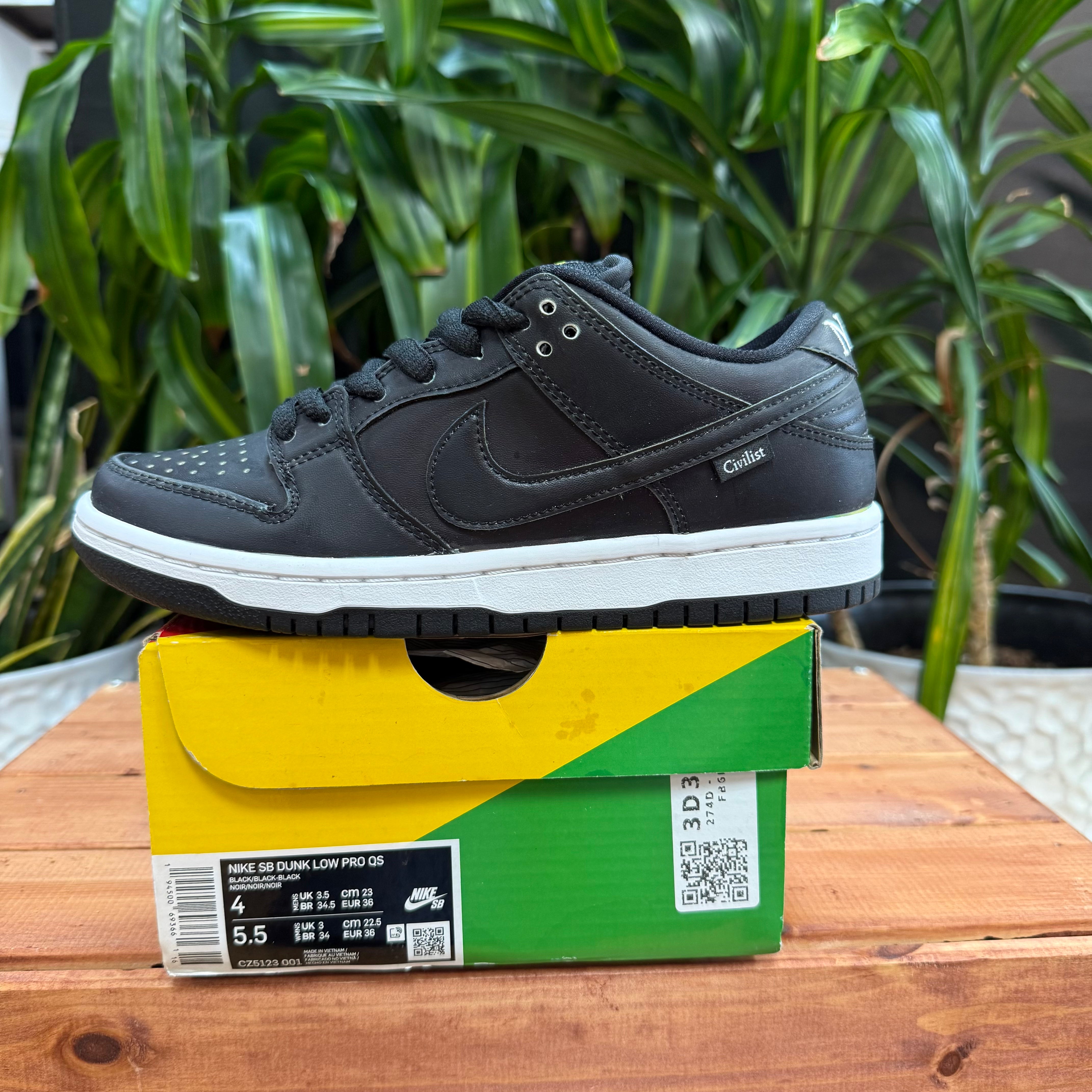 Nike SB Dunk Low 'Civilist', Mens 4, Womens 5.5