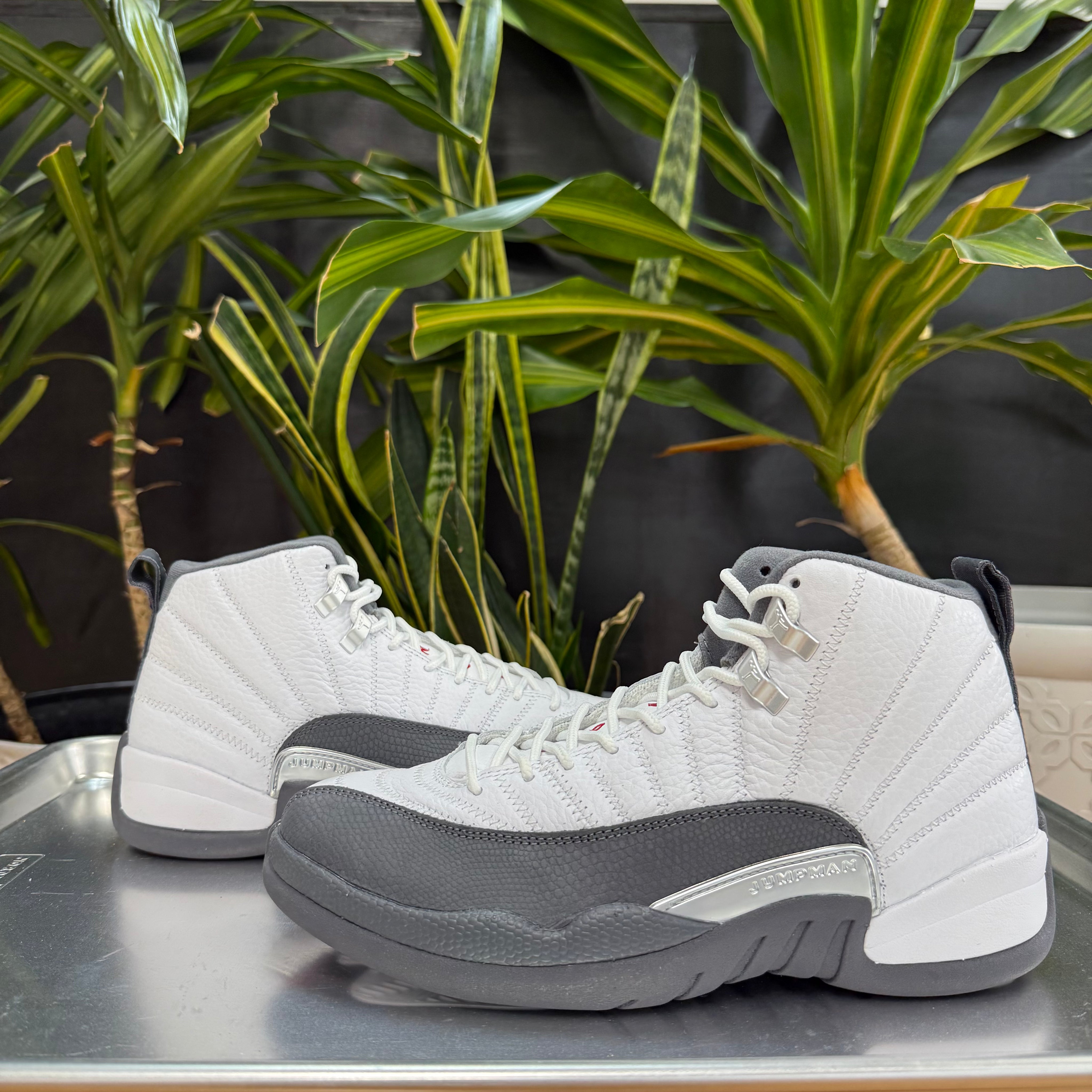 Jordan 12 Retro White Dark Grey