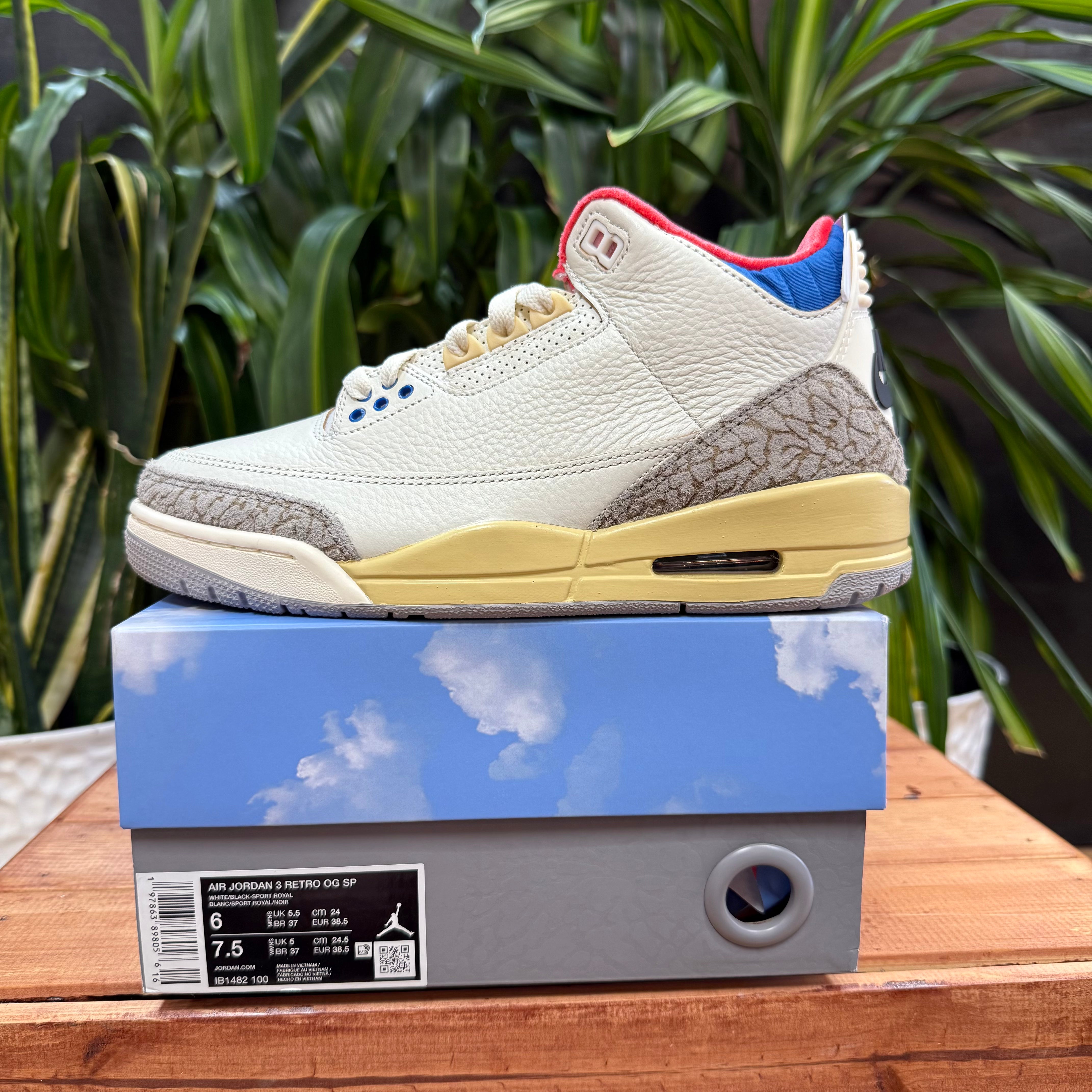 Jordan 3 Retro Seoul 2.0, Mens 6, W7.5