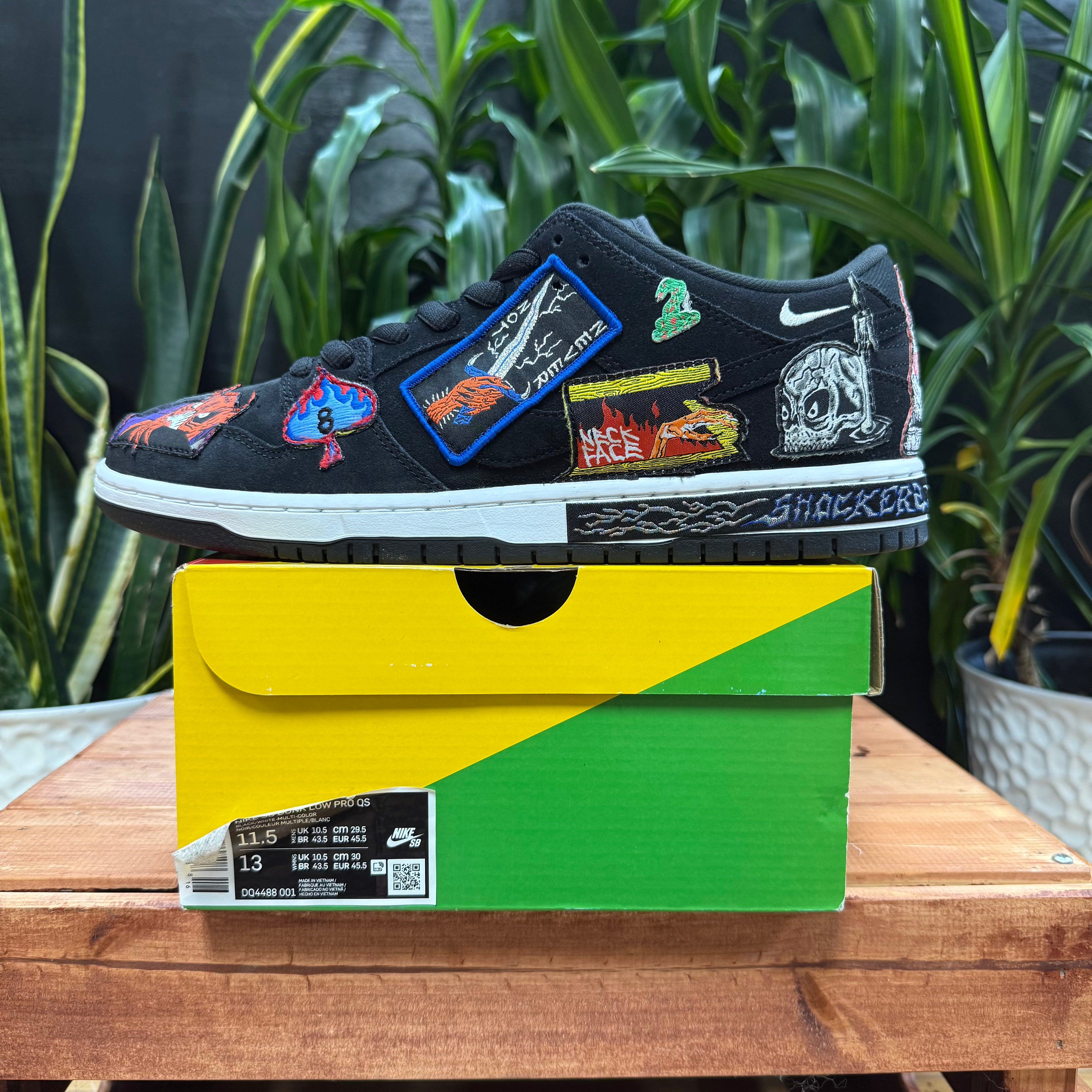 Nike SB Dunk Low Pro QS 'Neckface', Mens 11.5, W13