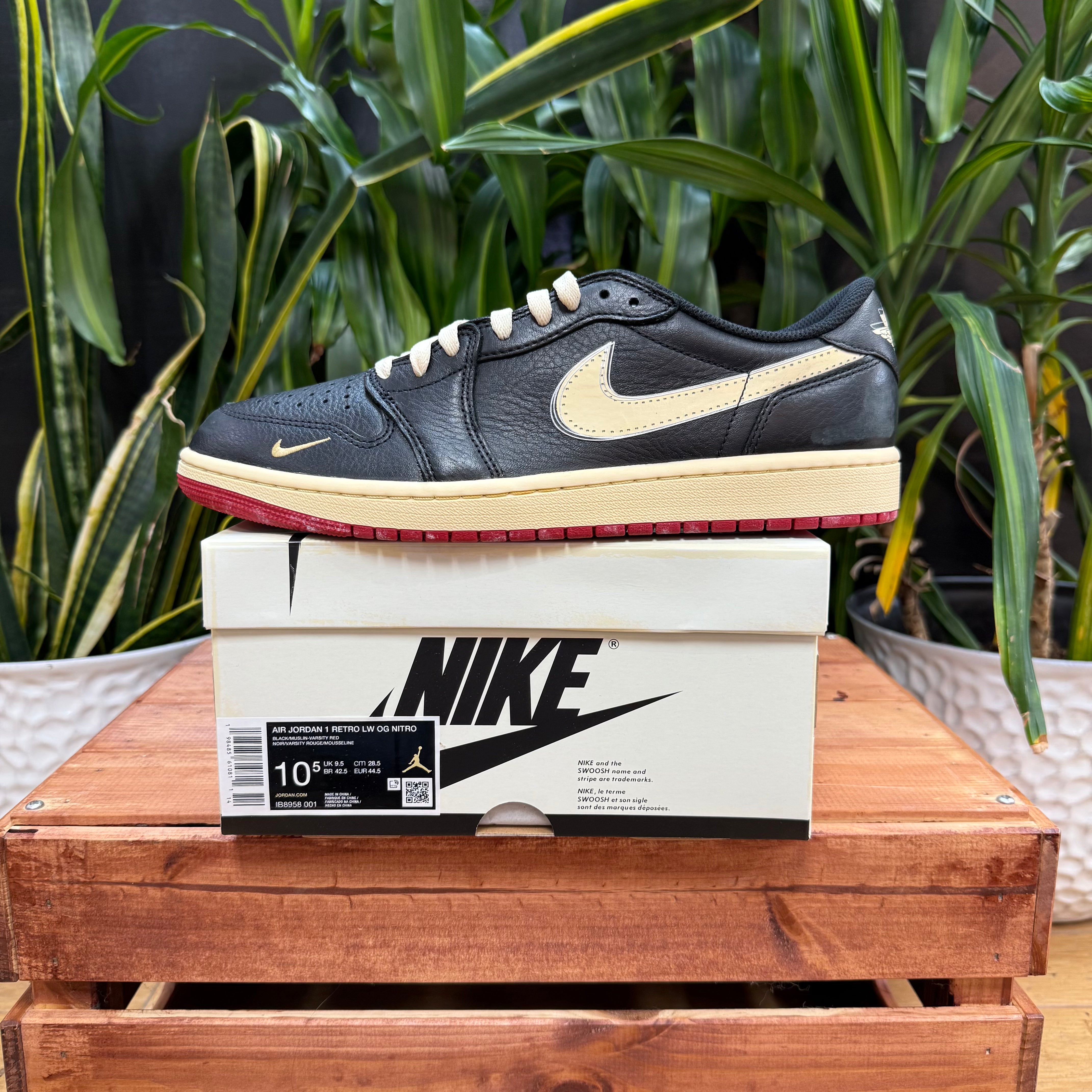 Nigel Sylvester Air Jordan 1 Low OG 'Better With Time', Mens 10.5, W12