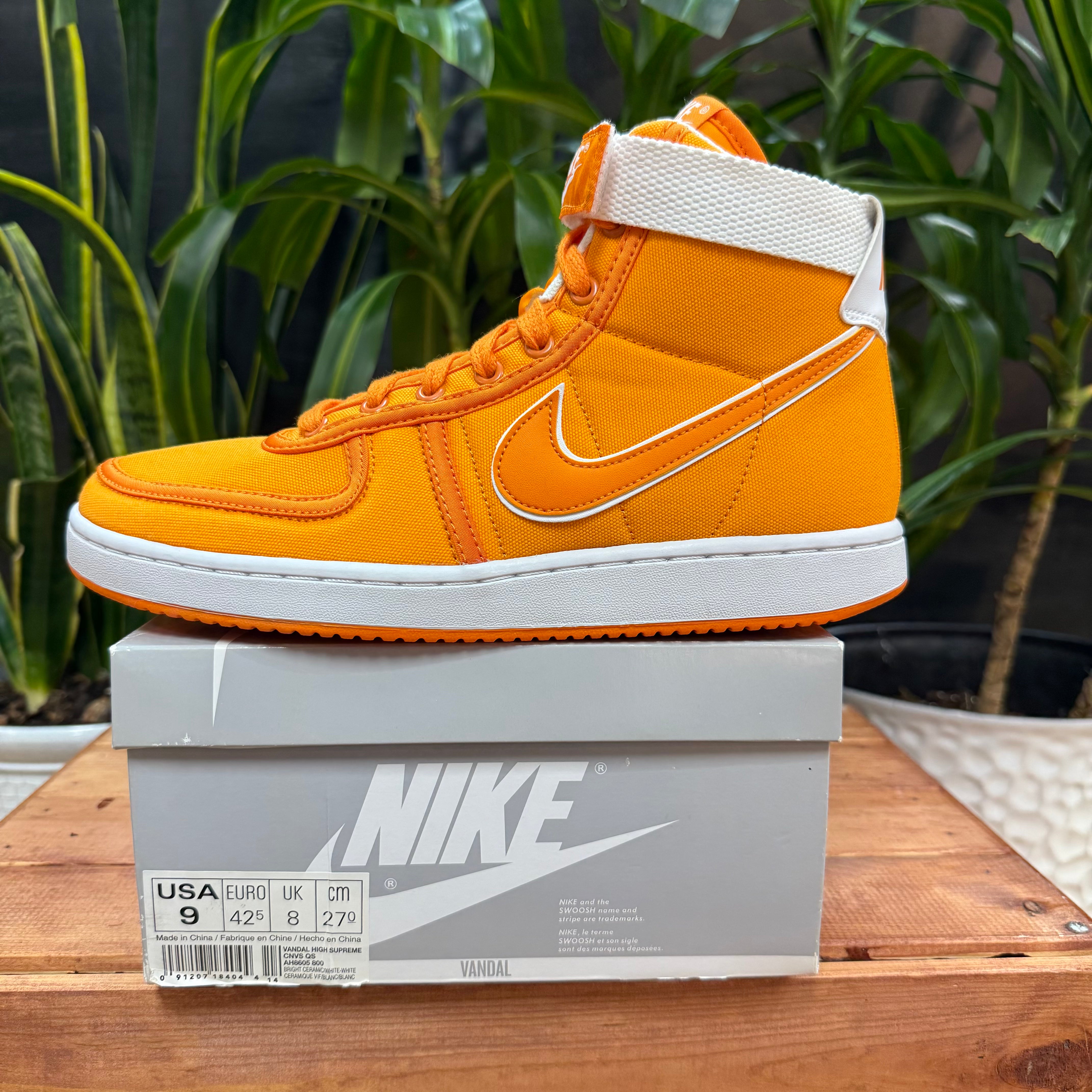 Nike Vandal High Supreme Doc Brown, Mens 9, W10.5