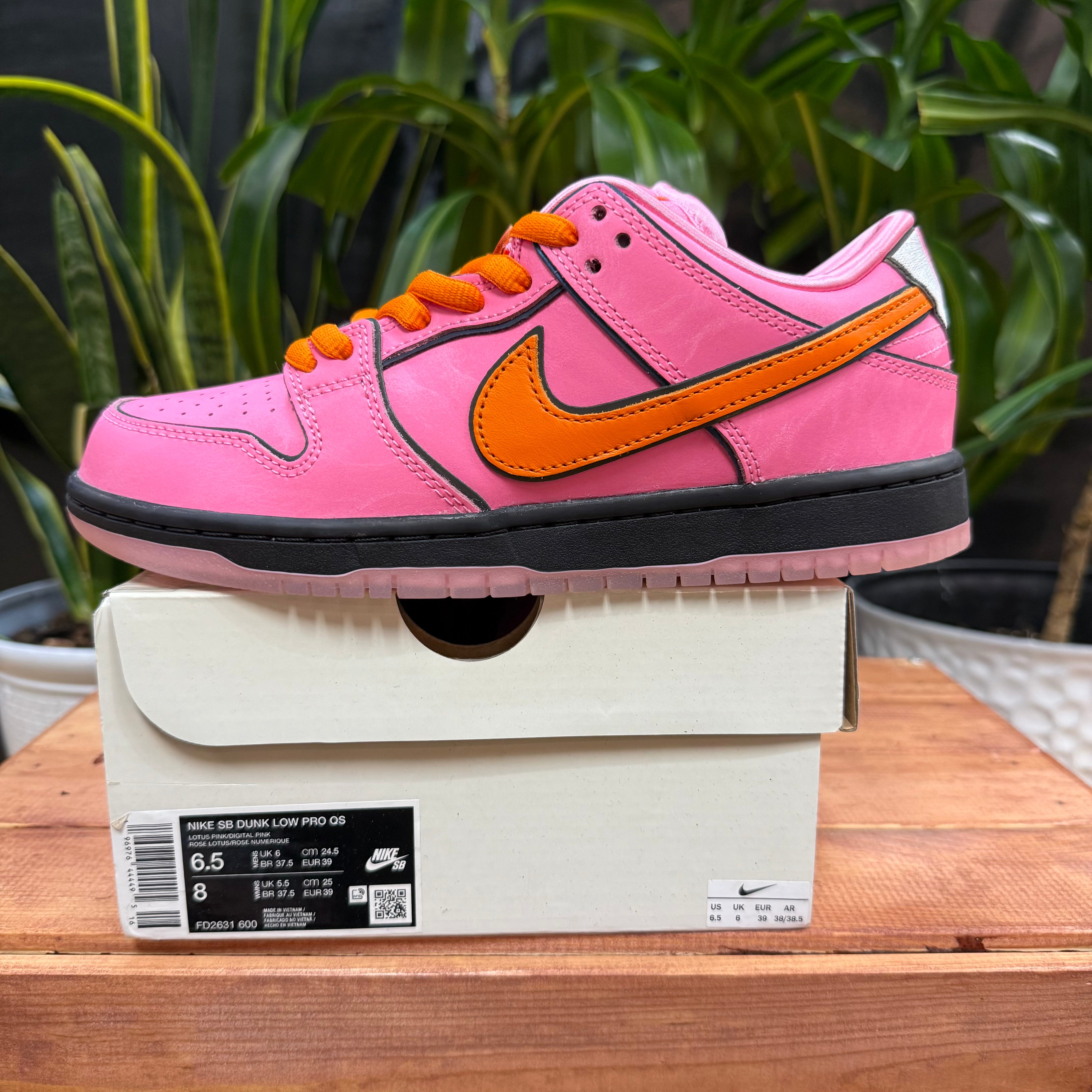 Nike SB Dunk Low x The Powerpuff Girls 'Blossom', Mens 6.5, W8