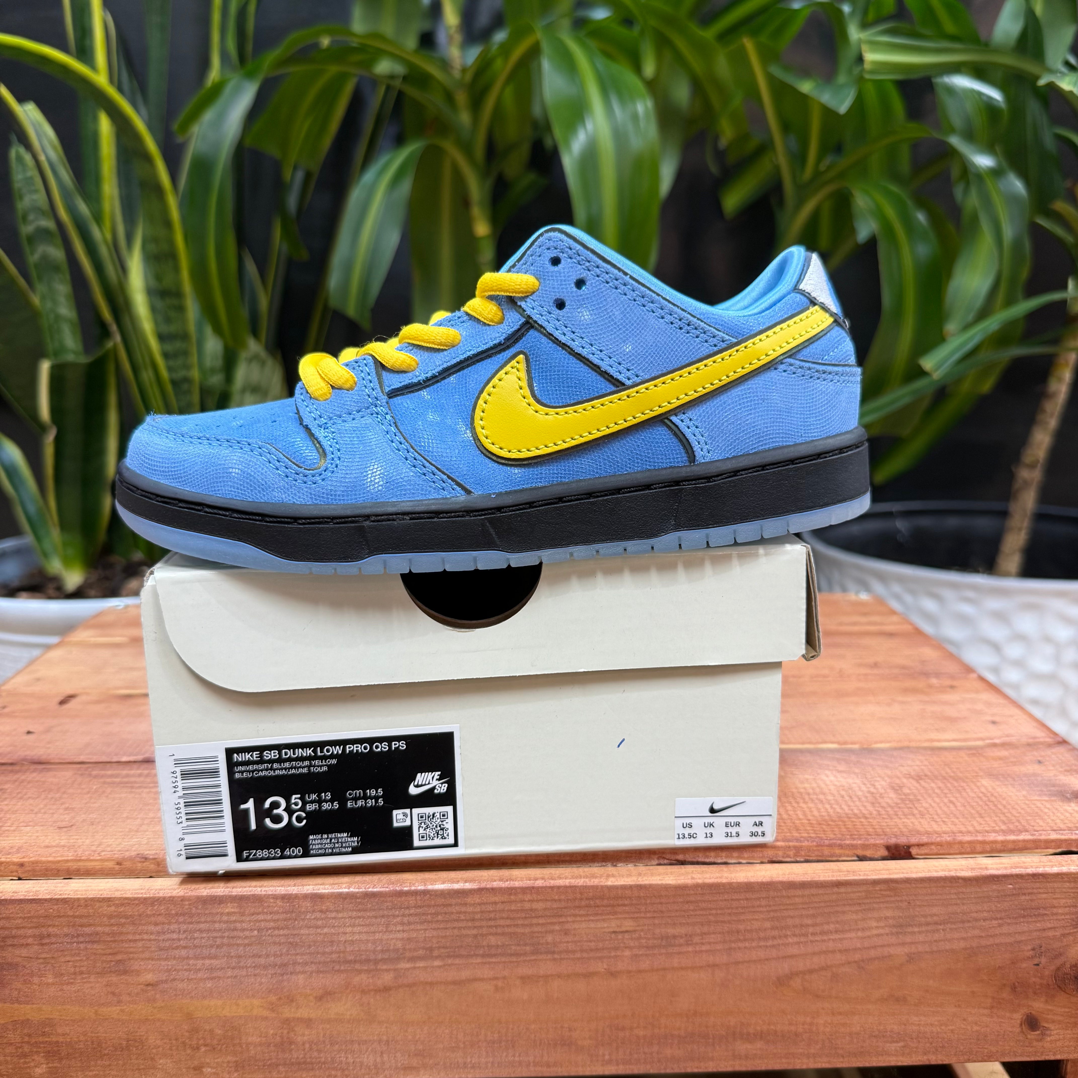 Nike SB Dunk Low The Powerpuff Girls 'Bubbles', 13.5C