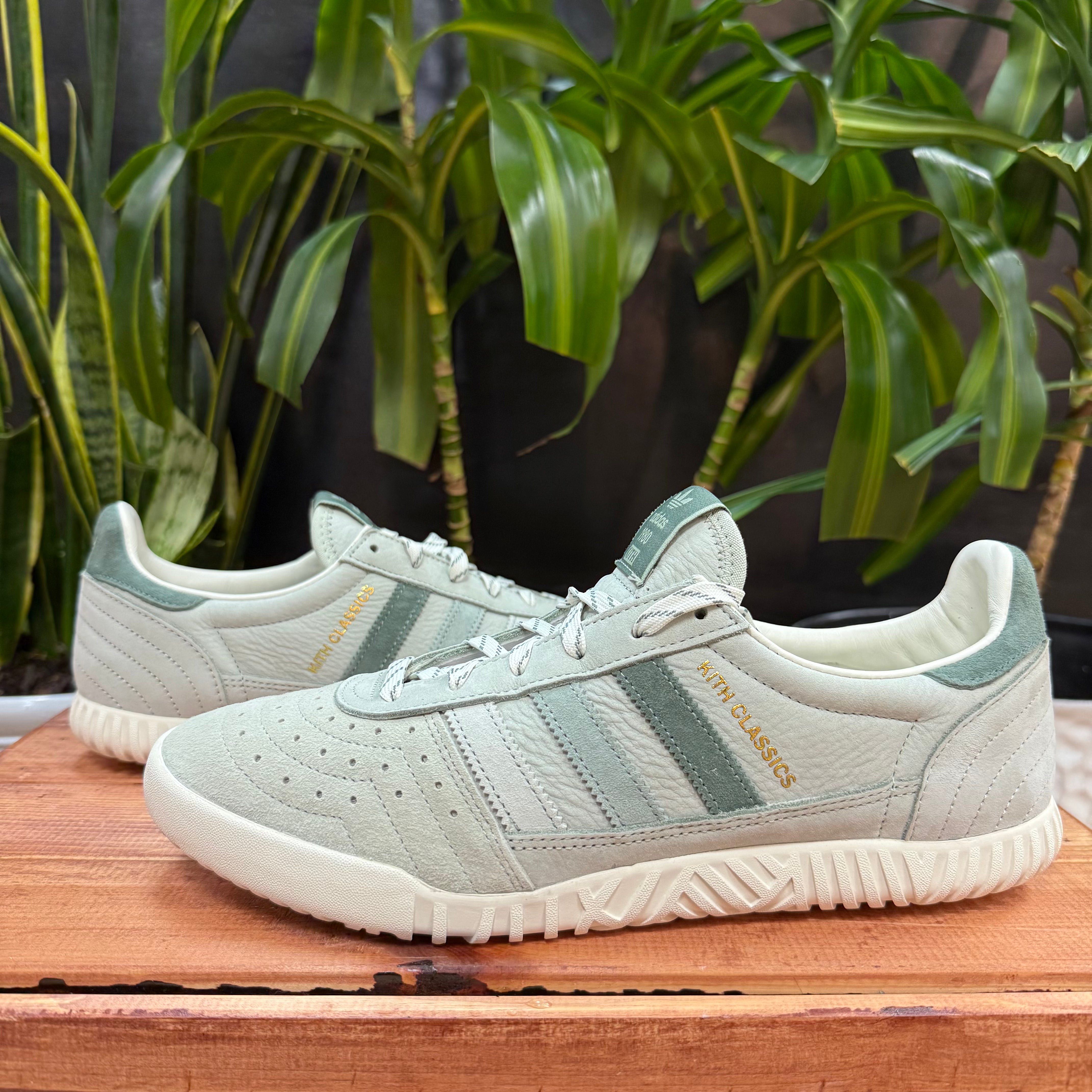 Adidas Indoor Super x Kith Classics Program - Green, Mens 10.5, W12