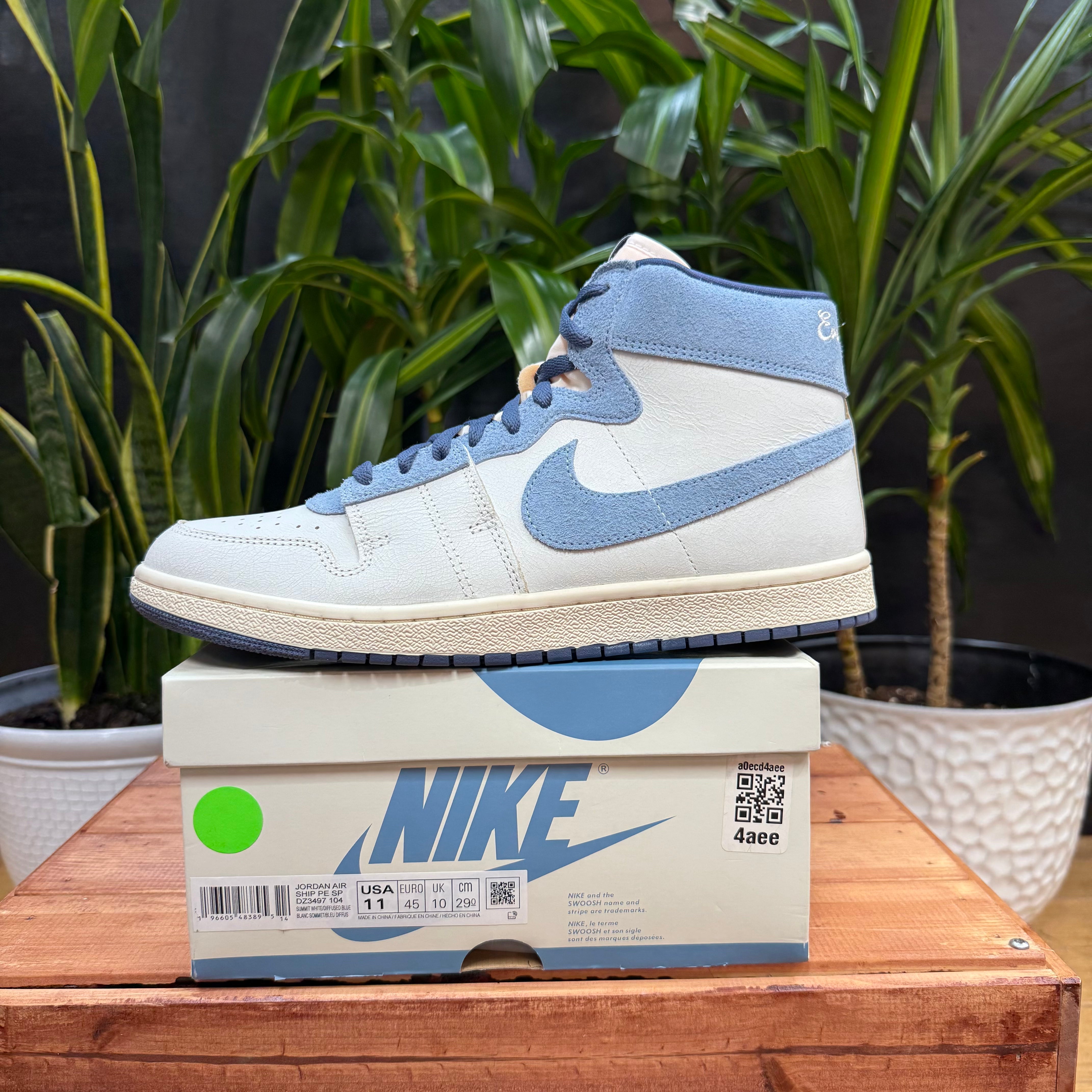 Jordan 1 Air Ship PE SP 'Every Game', Mens 11, W12.5