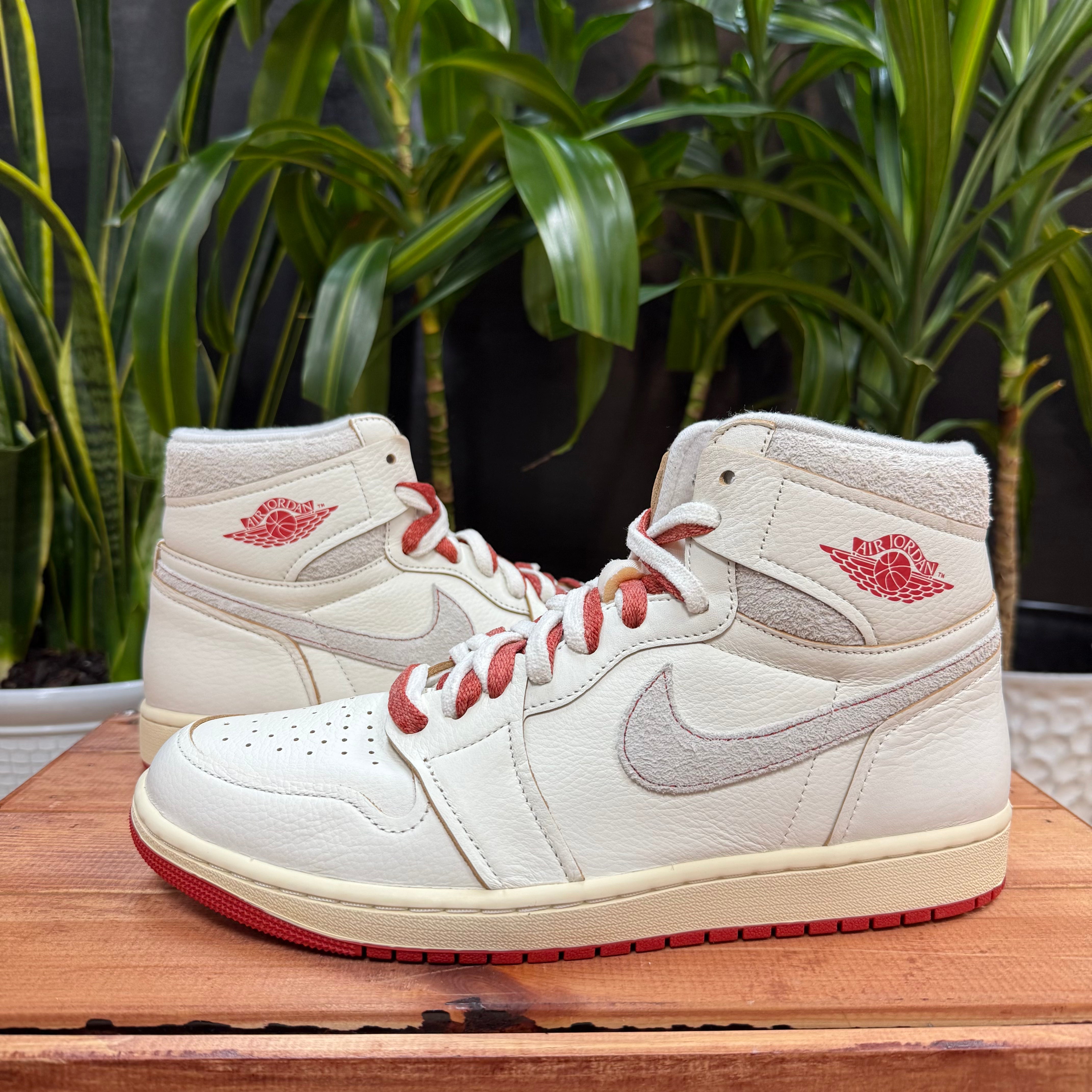 Jordan 1 Retro High Rare Air Sail Cinnabar, Mens 10.5, W12