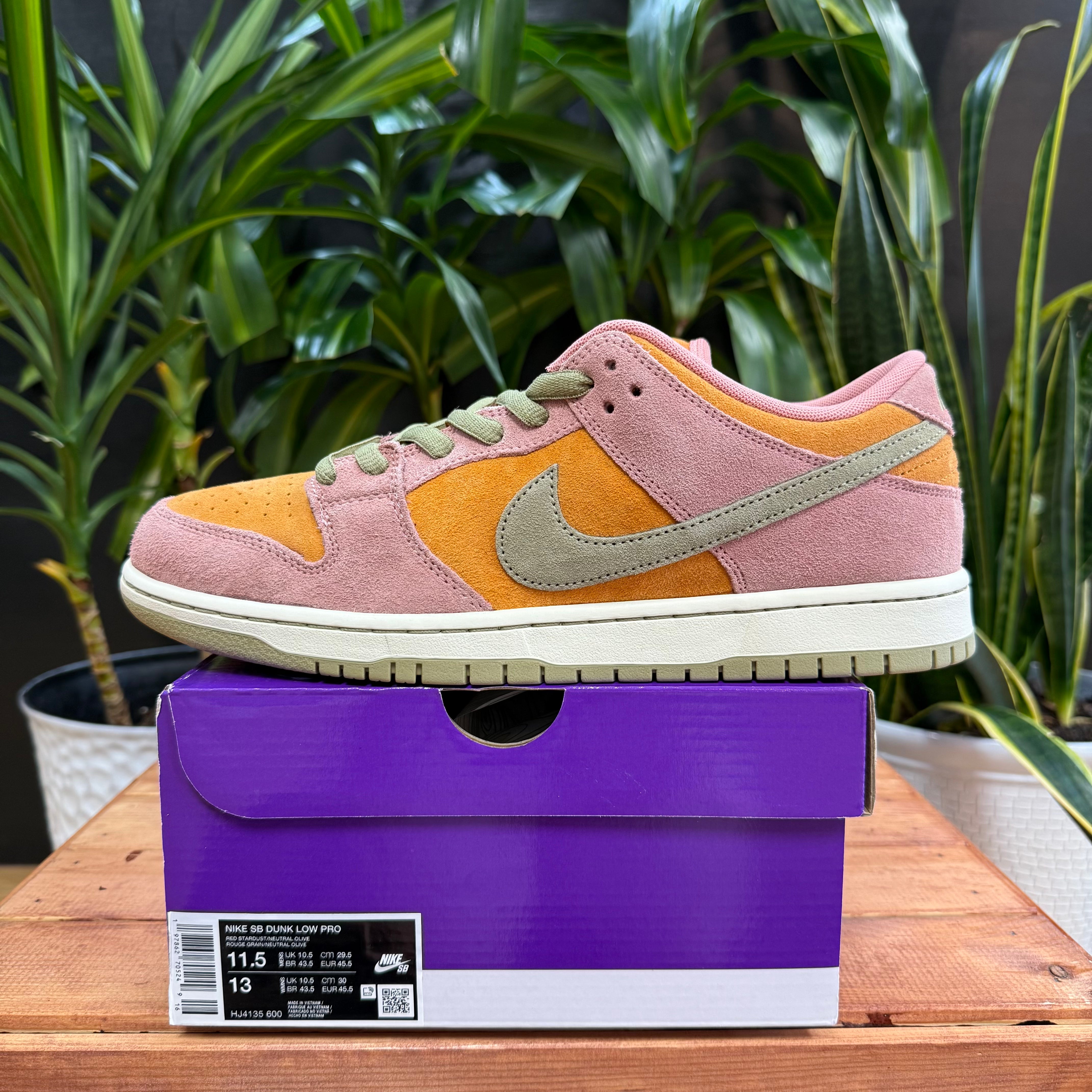 Nike SB Dunk Low Red Stardust, Mens 11.5, W13