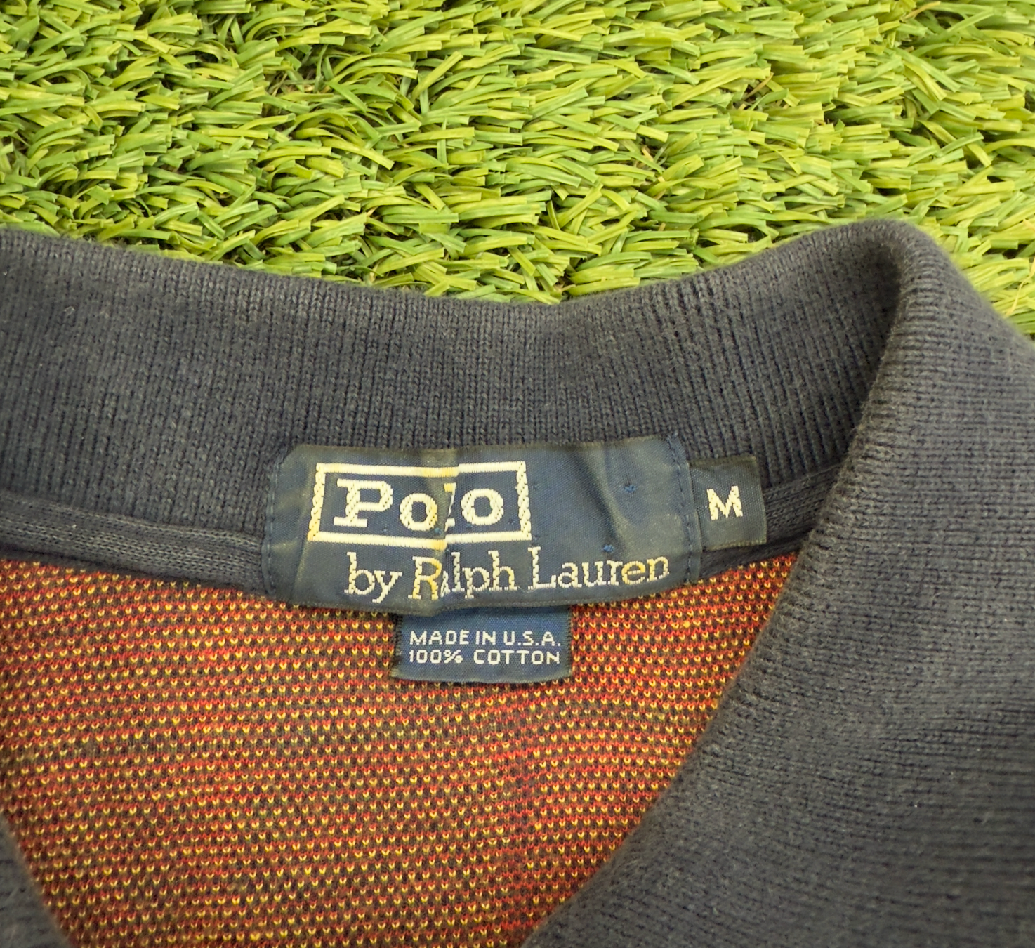 Vintage Polo Ralph Lauren Plaid Polo, M
