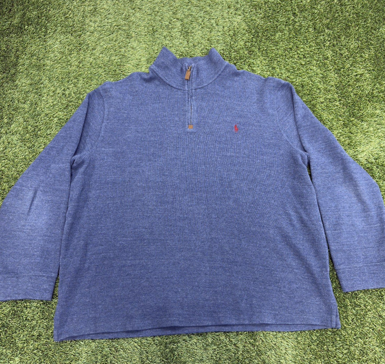 Vintage Polo Ralph Lauren Blue Quarter Zip, XXL