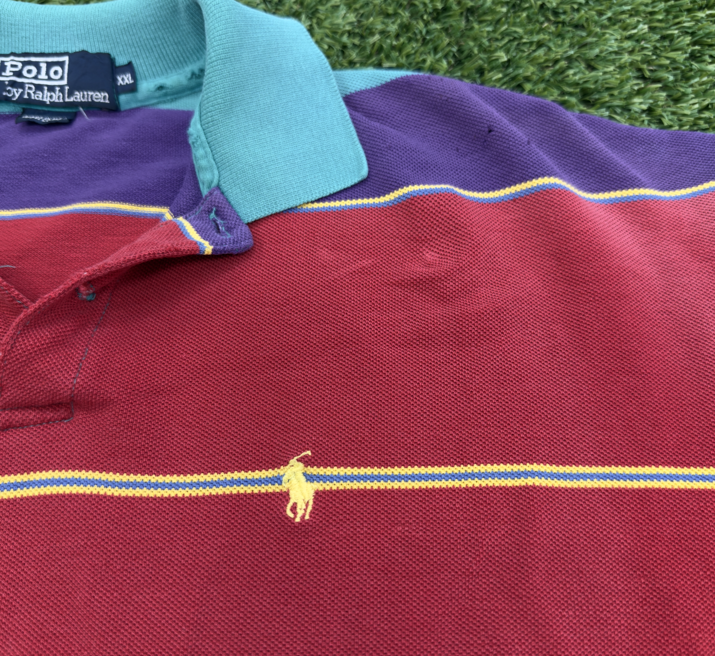 Vintage Polo Ralph Lauren Made in USA Polo Shirt, XXL